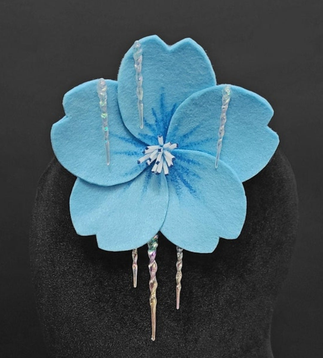 Frozen Cherry Blossom Fascinator ~ Made to Order