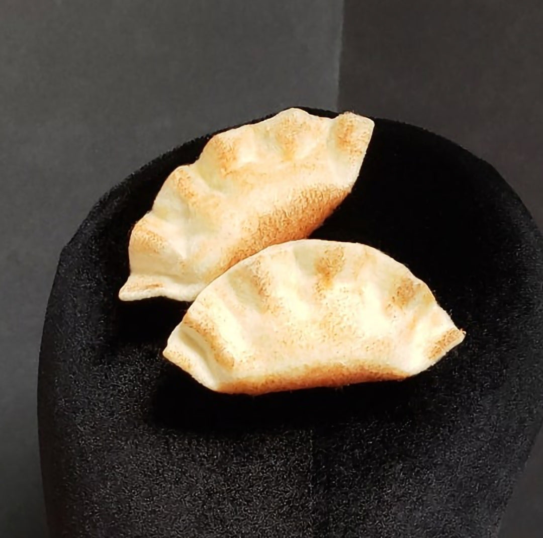Kawaii Potsticker Gyoza Hair Clip and Pin ~ Made to Order