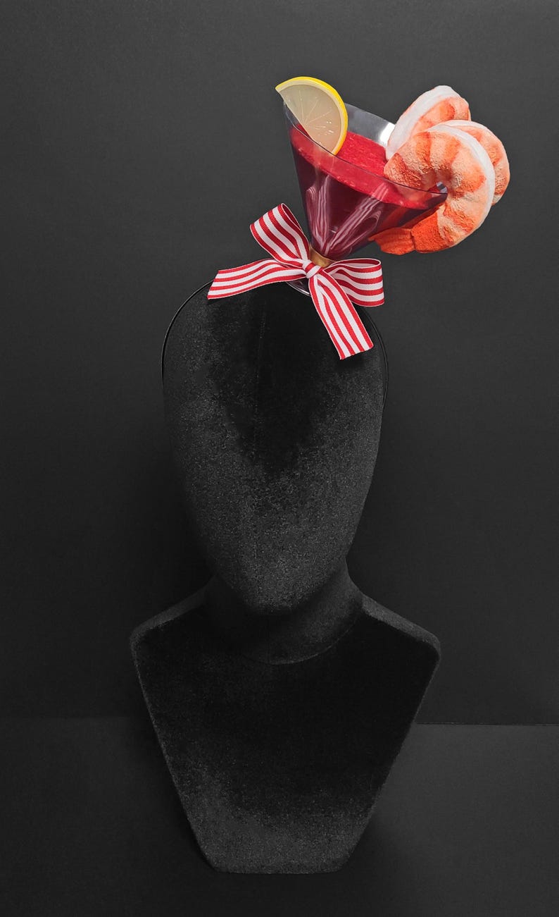 Large Shrimp Cocktail Hat ~ Made to Order