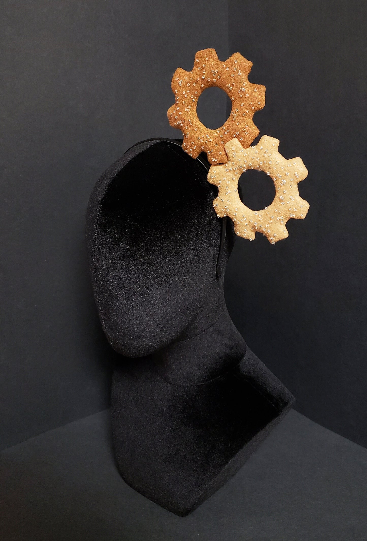 Sweet Steampunk Sugar Cookie Gears Headband ~ Made to Order