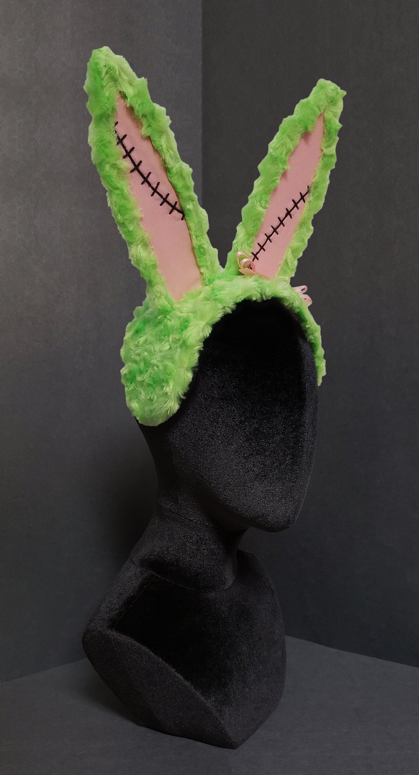 Kawaii Franken-Bunny or Bear Headband Headdress ~ 9+ Fur Colors Available ~ Made to Order
