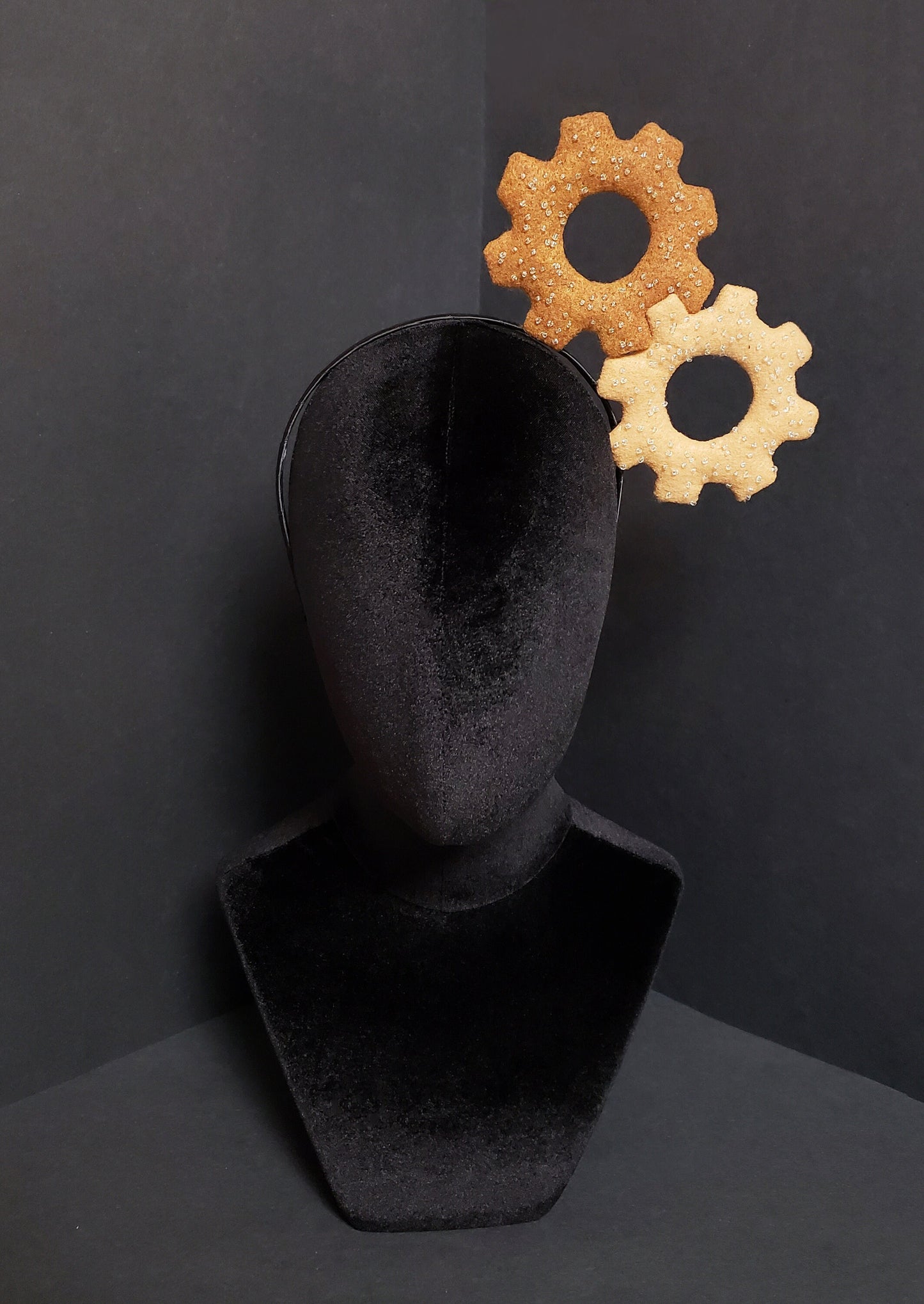 Sweet Steampunk Sugar Cookie Gears Headband ~ Made to Order