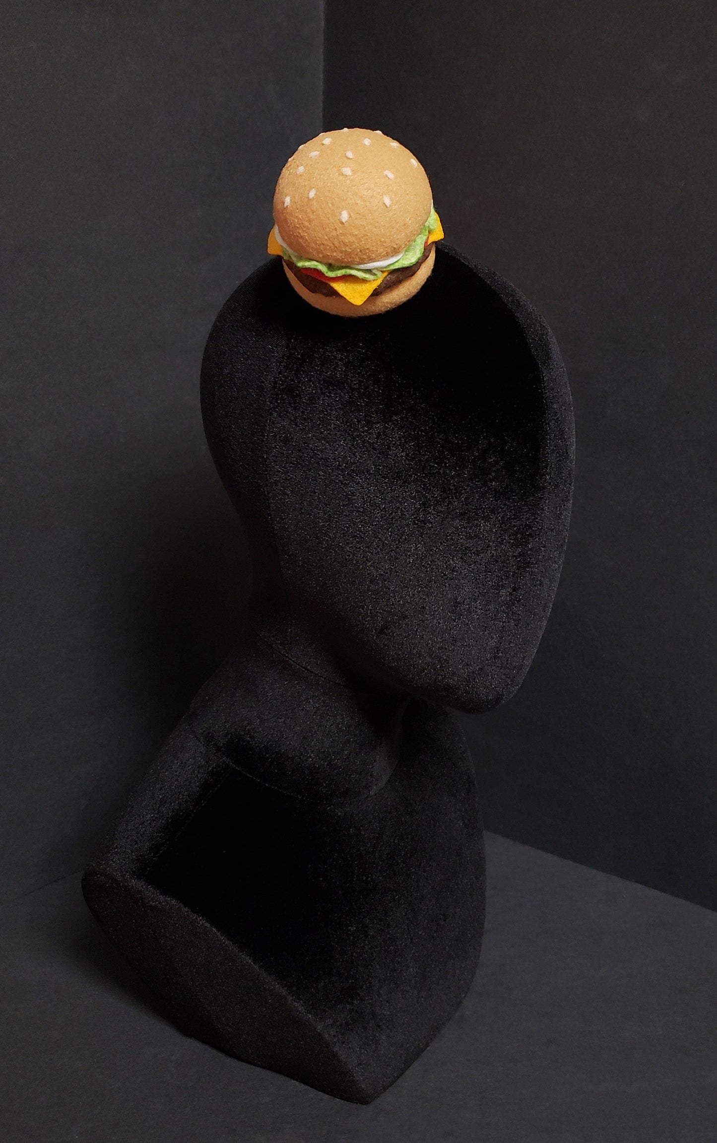 Yummy Cheeseburger Hair Clip or Desk Decor ~ Made to Order