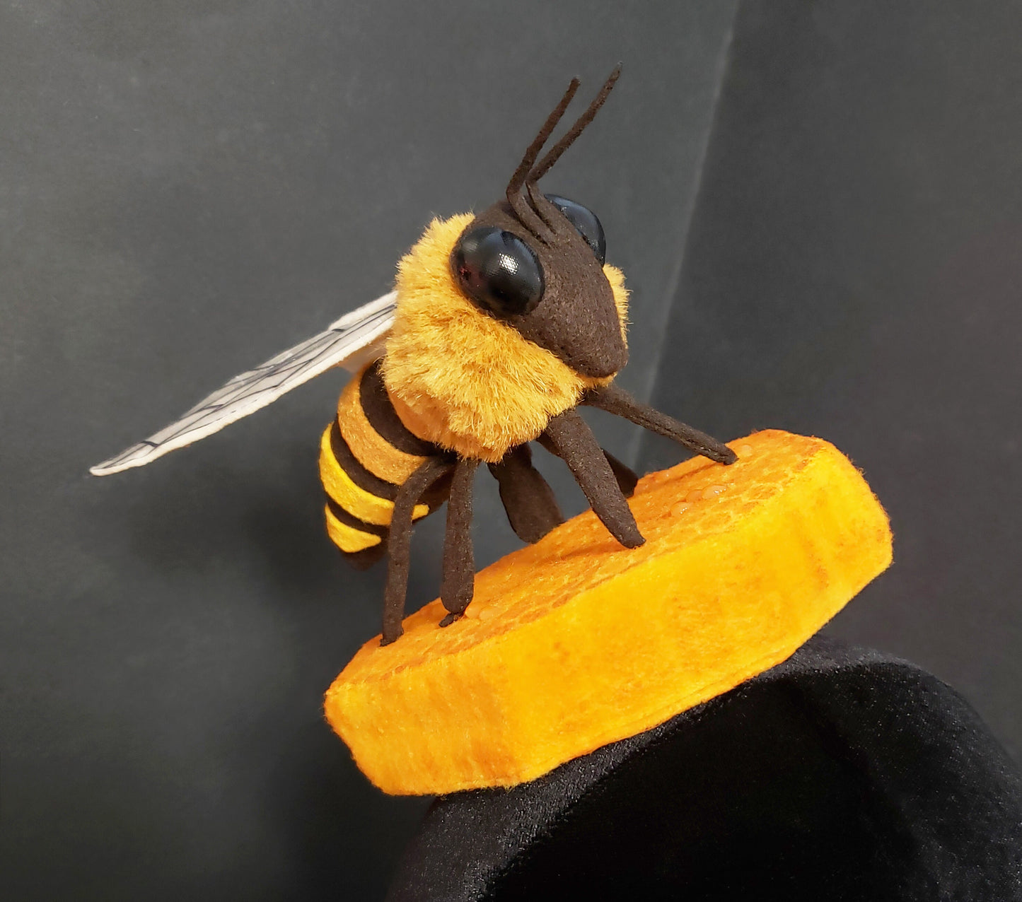Giant Honey Bee and Honeycomb Hat Fascinator or Desk Decor ~ Made to Order