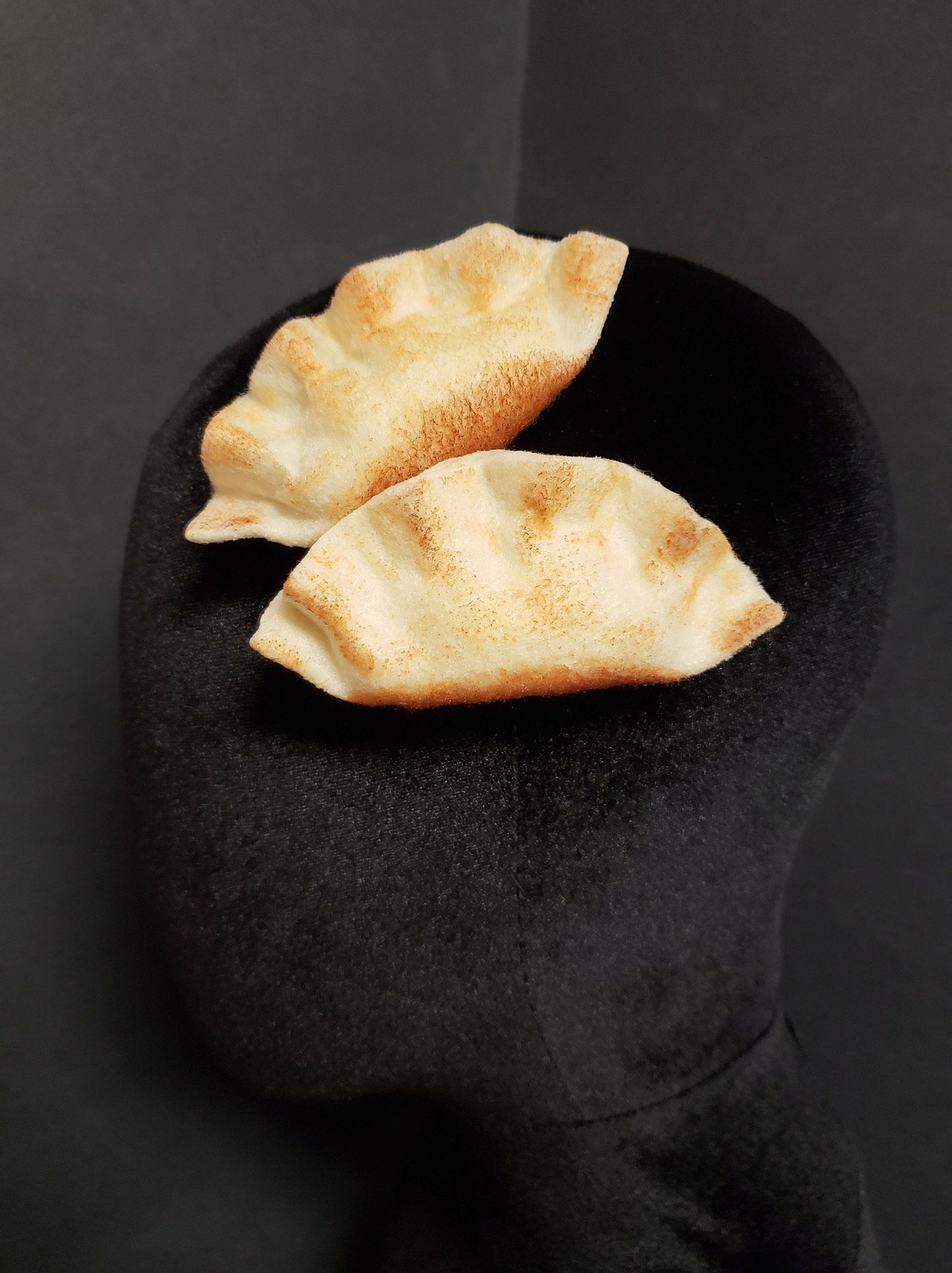 Kawaii Potsticker Gyoza Hair Clip and Pin ~ Made to Order