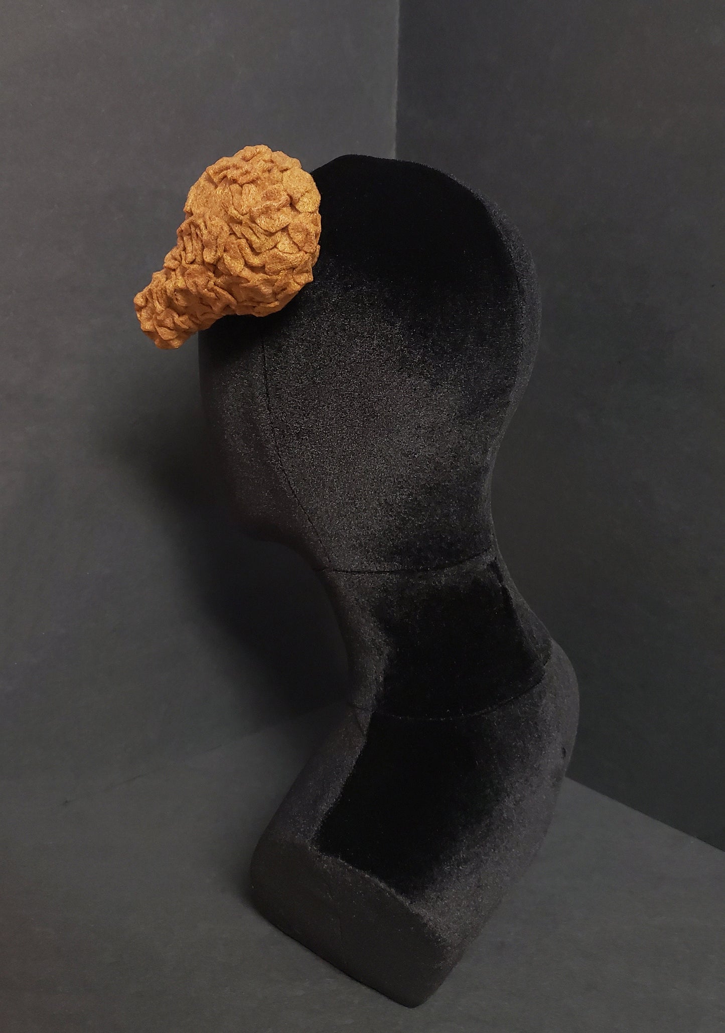 Crispy Golden Fried Chicken Drumstick Hair Clip, Pin, or Desk Decor ~ Made to Order