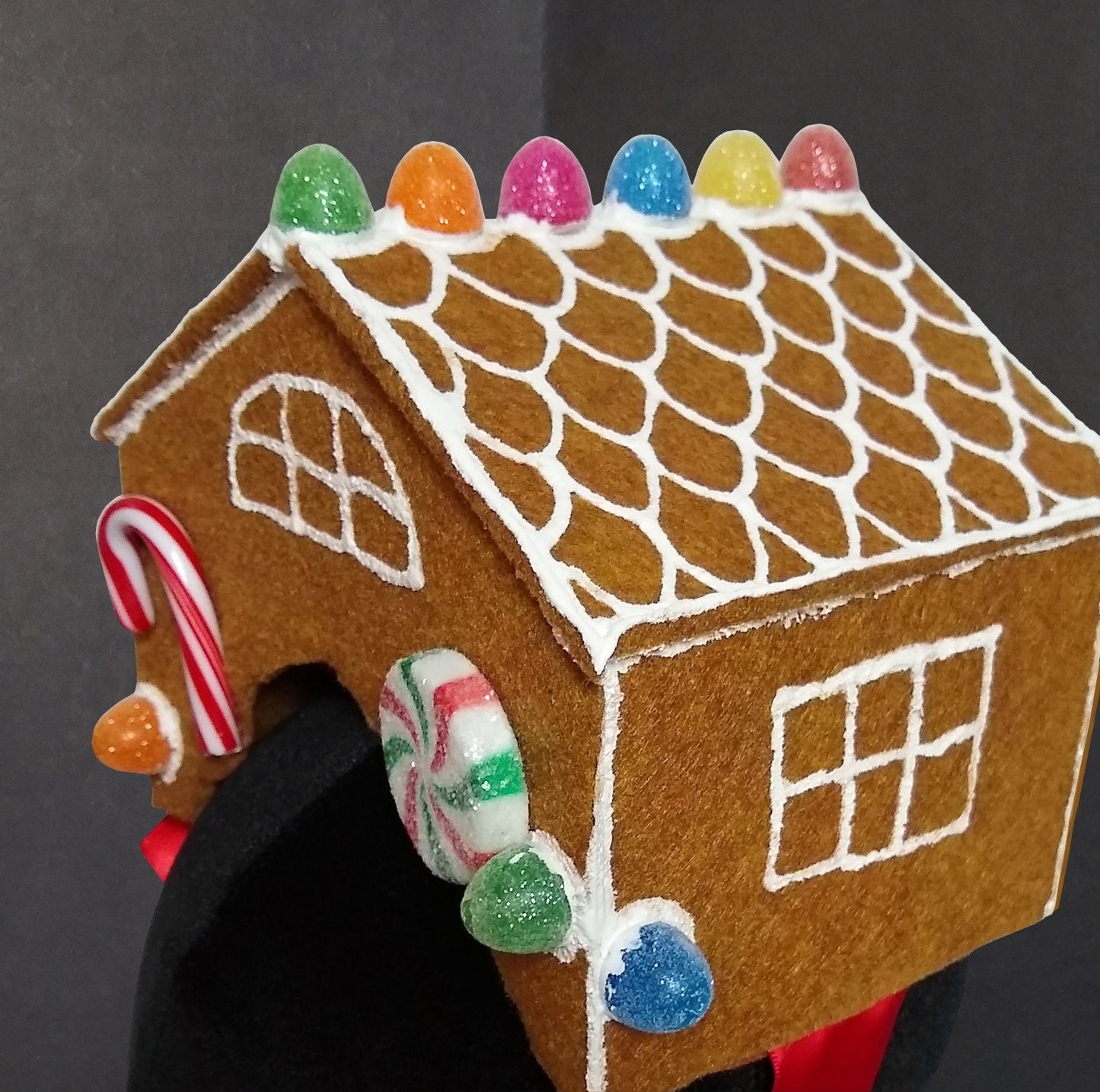 Broken Off Gingerbread House Top Christmas Hat ~ Made to Order