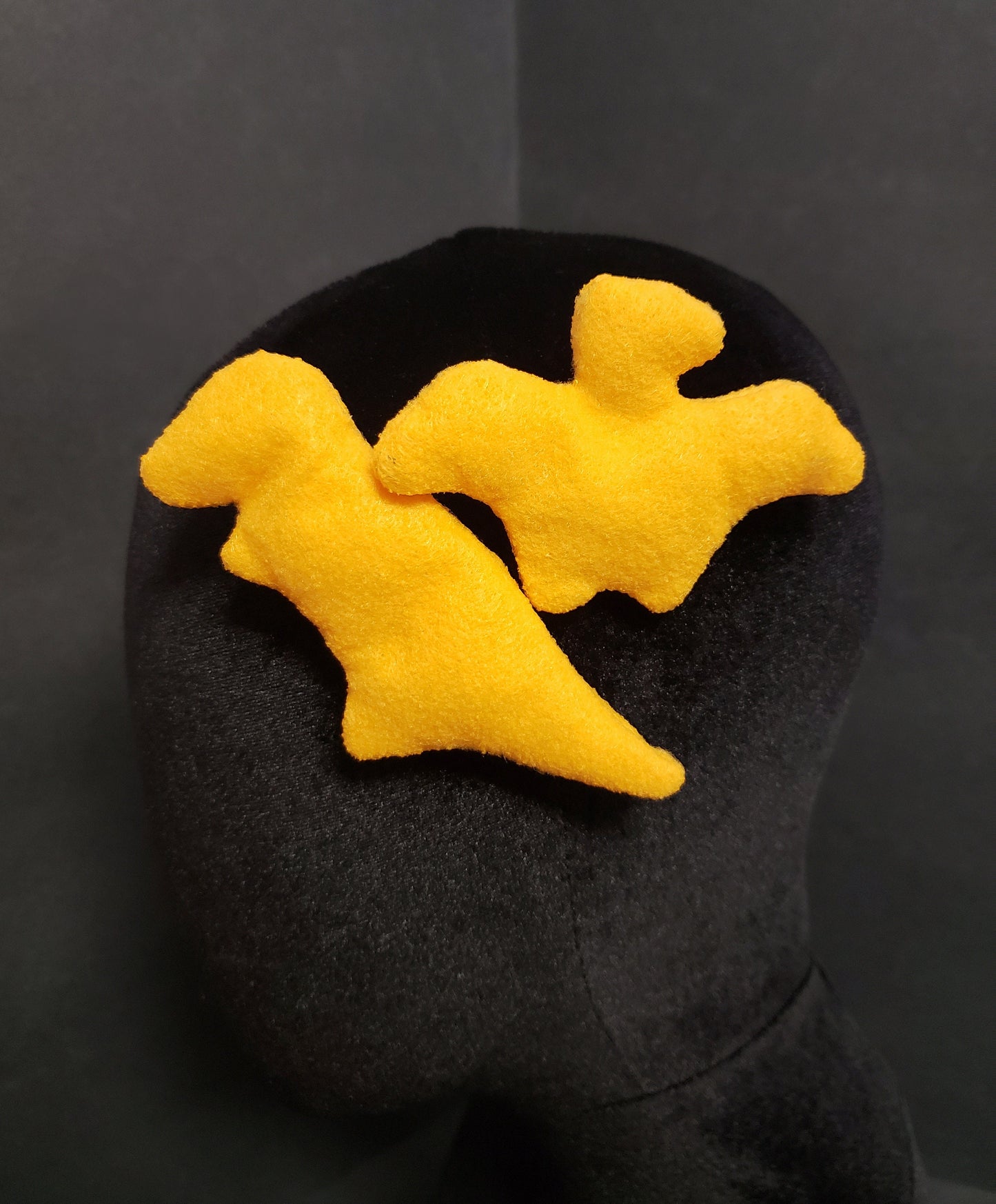 Plushy Dinosaur Nuggets Hair Clips and Pins ~ Made to Order