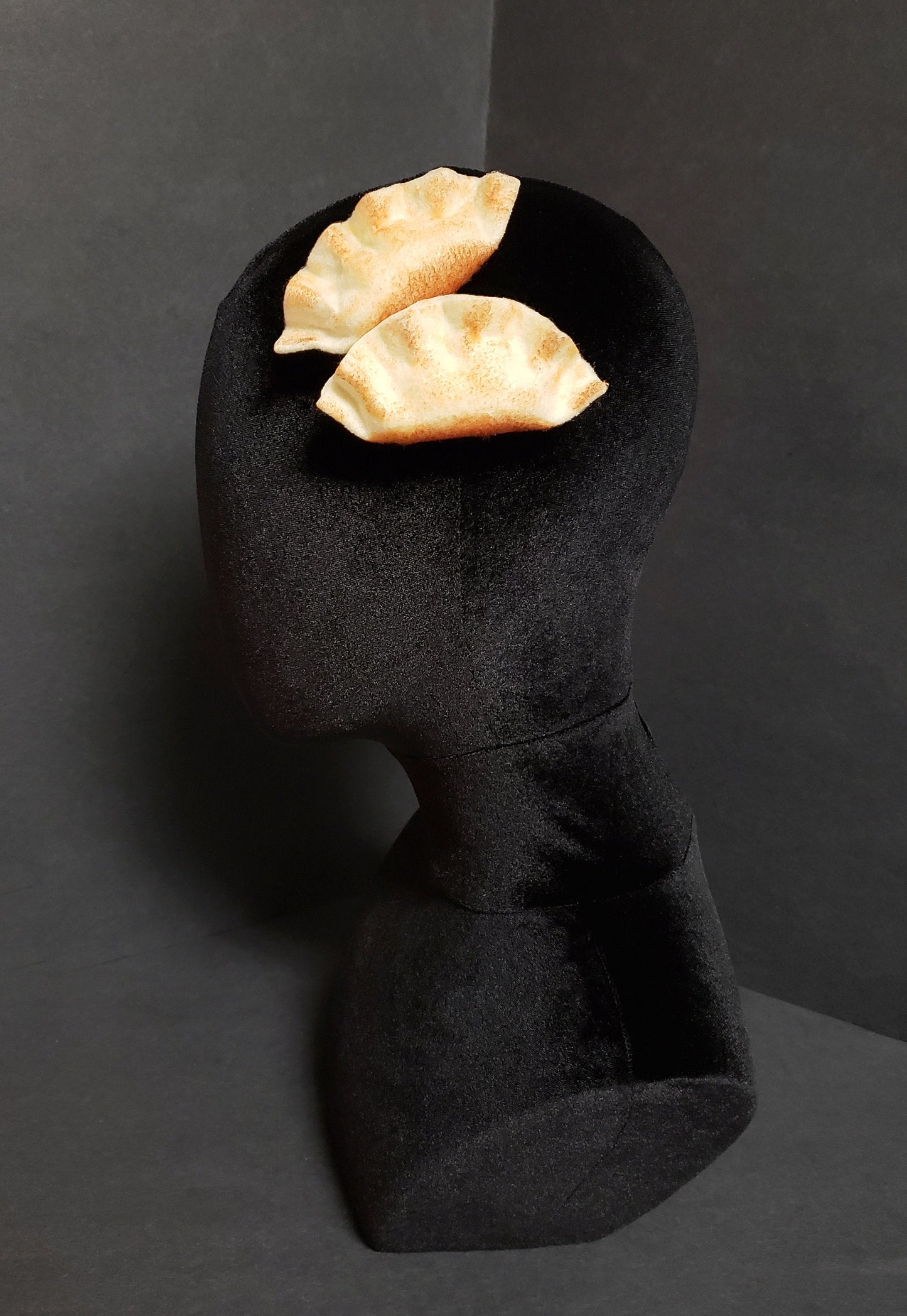 Kawaii Potsticker Gyoza Hair Clip and Pin ~ Made to Order