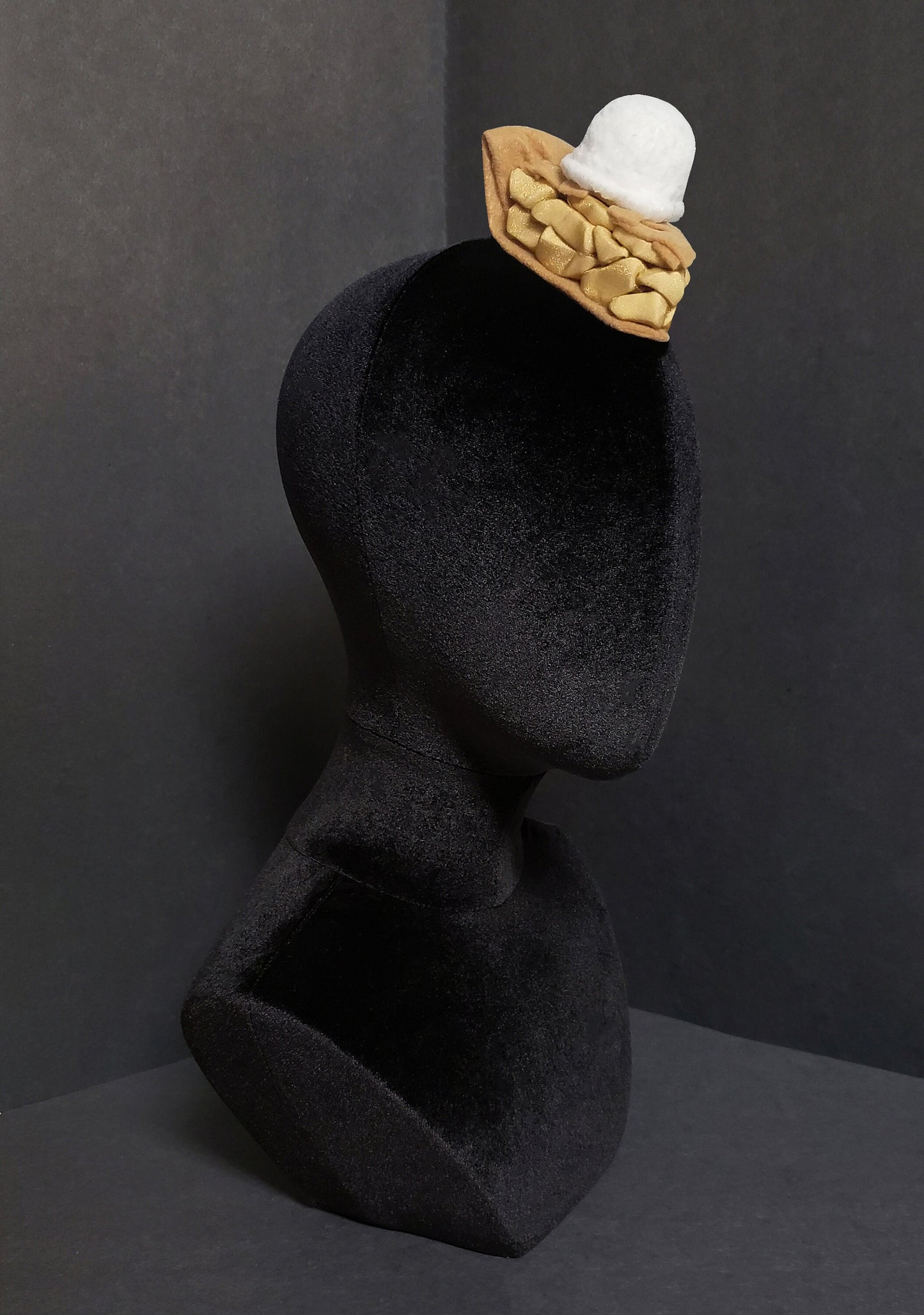 Apple Pie Ala Mode Slice Fascinator or Desk Decor ~ Made to Order