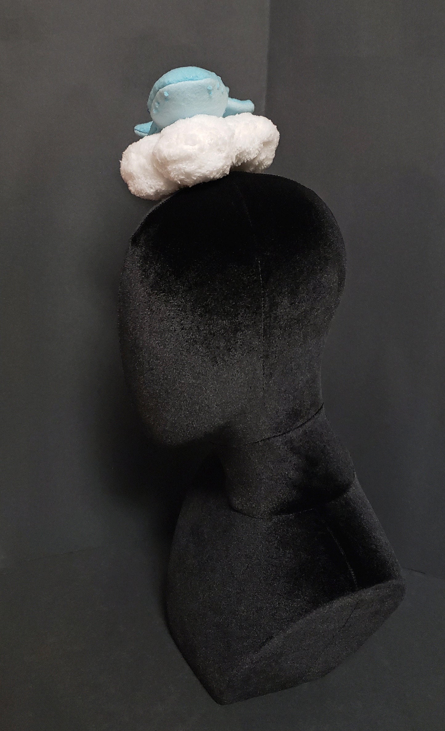 Whale Dreams ~ Whimsical Pastel Whale and Cloud Fascinator or Desk Decor ~ Made to Order
