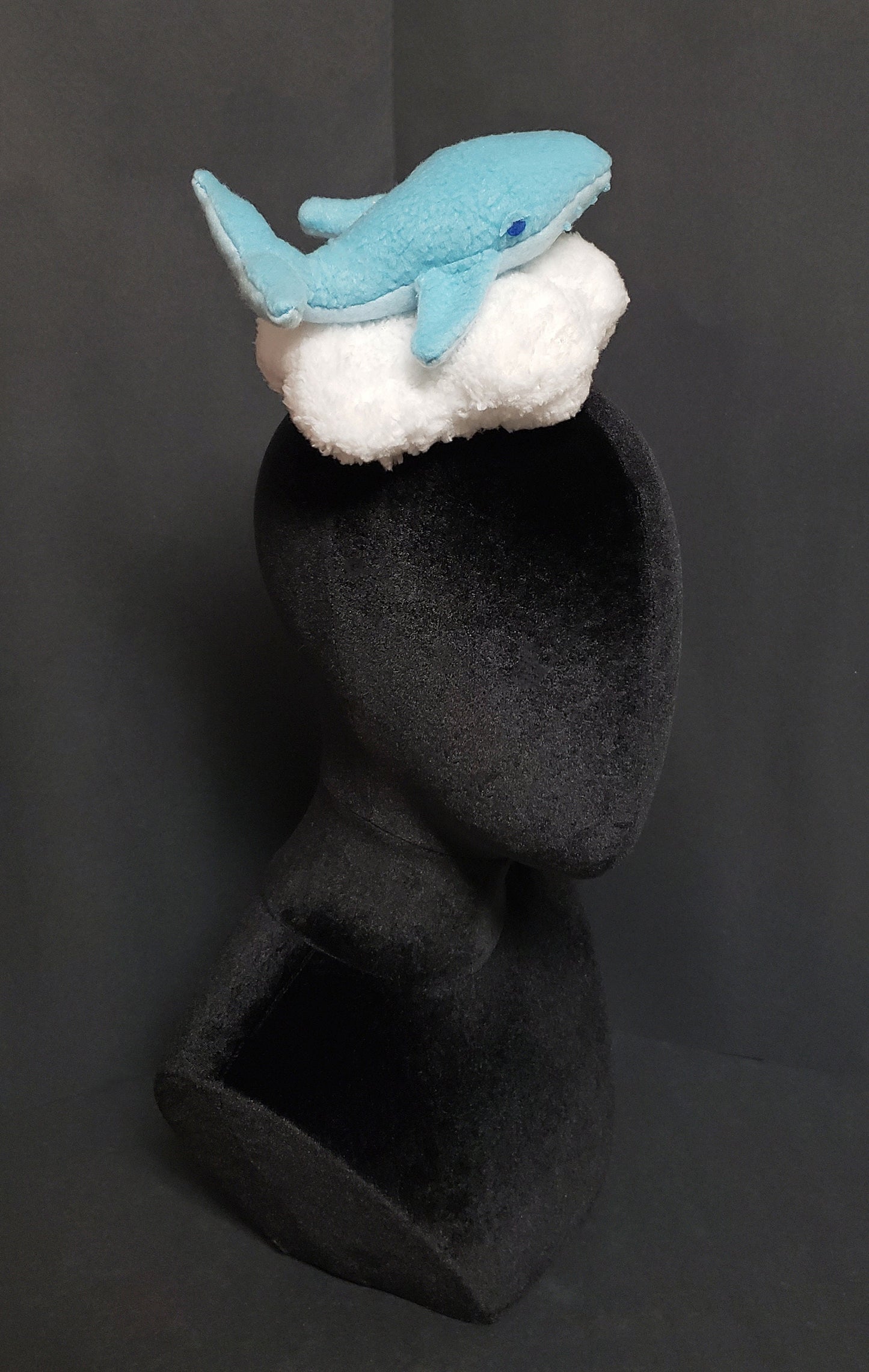 Whale Dreams ~ Whimsical Pastel Whale and Cloud Fascinator or Desk Decor ~ Made to Order