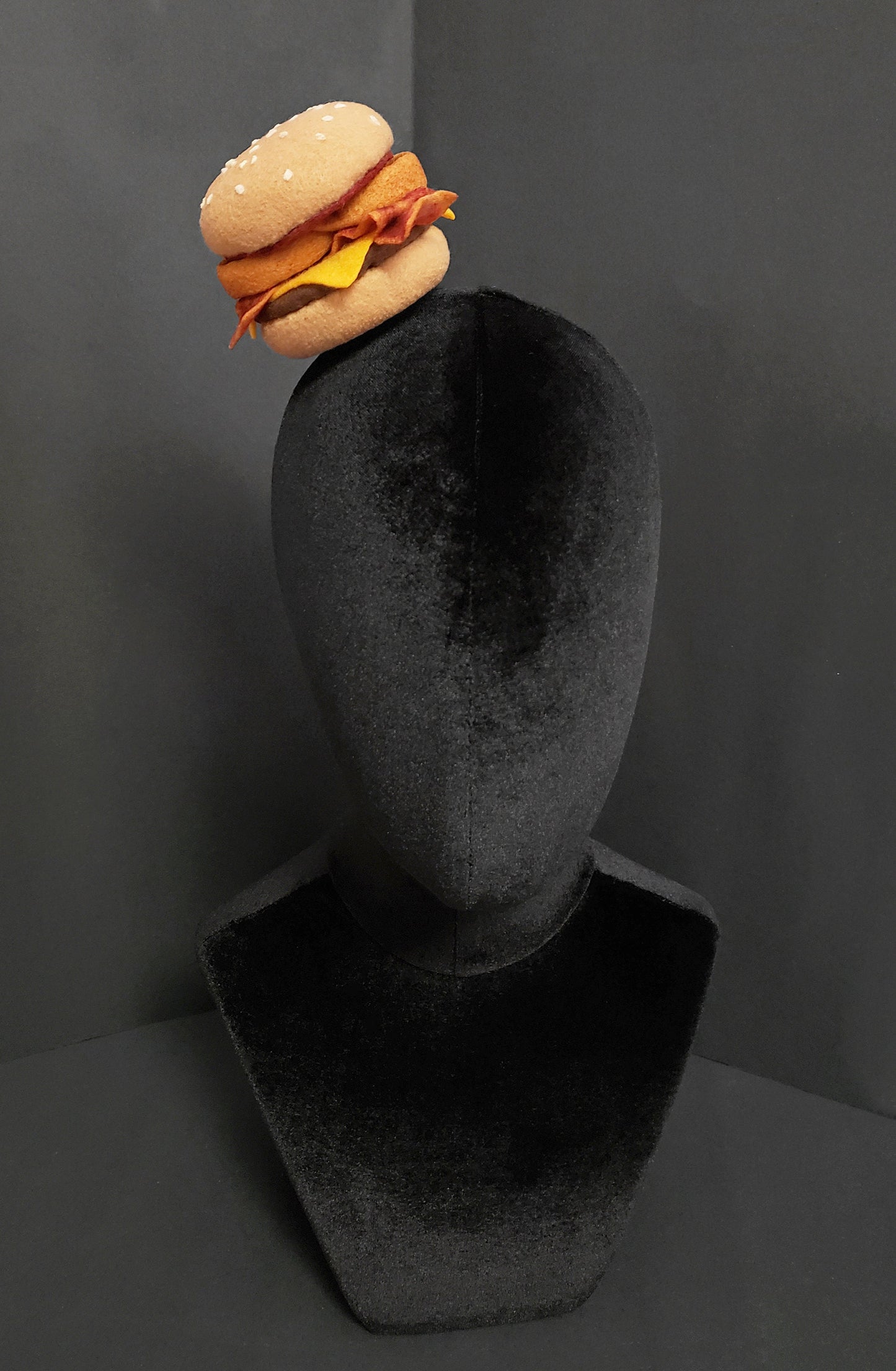 BBQ Bacon Cheeseburger Fascinator ~ Made to Order
