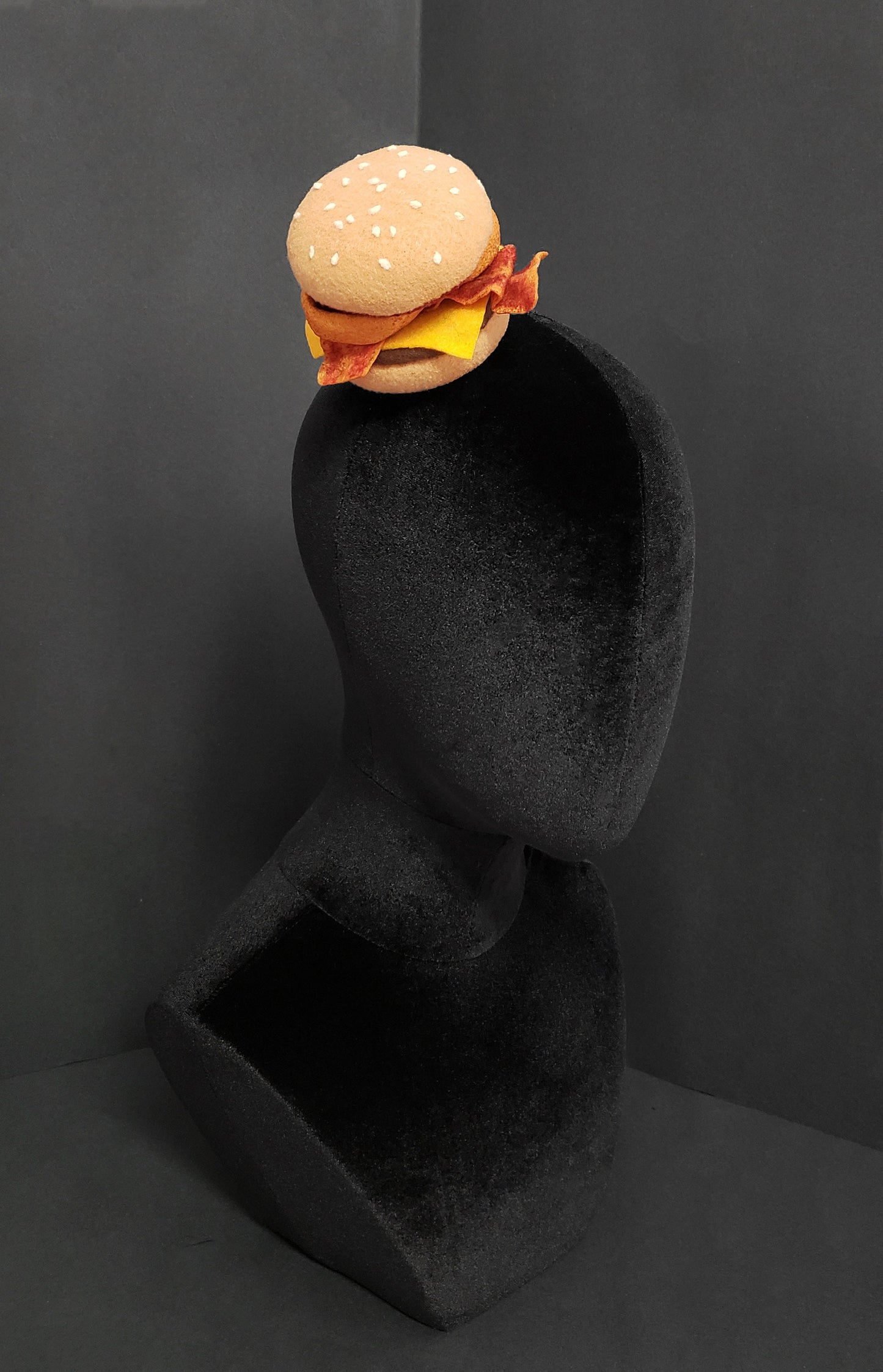 BBQ Bacon Cheeseburger Fascinator ~ Made to Order