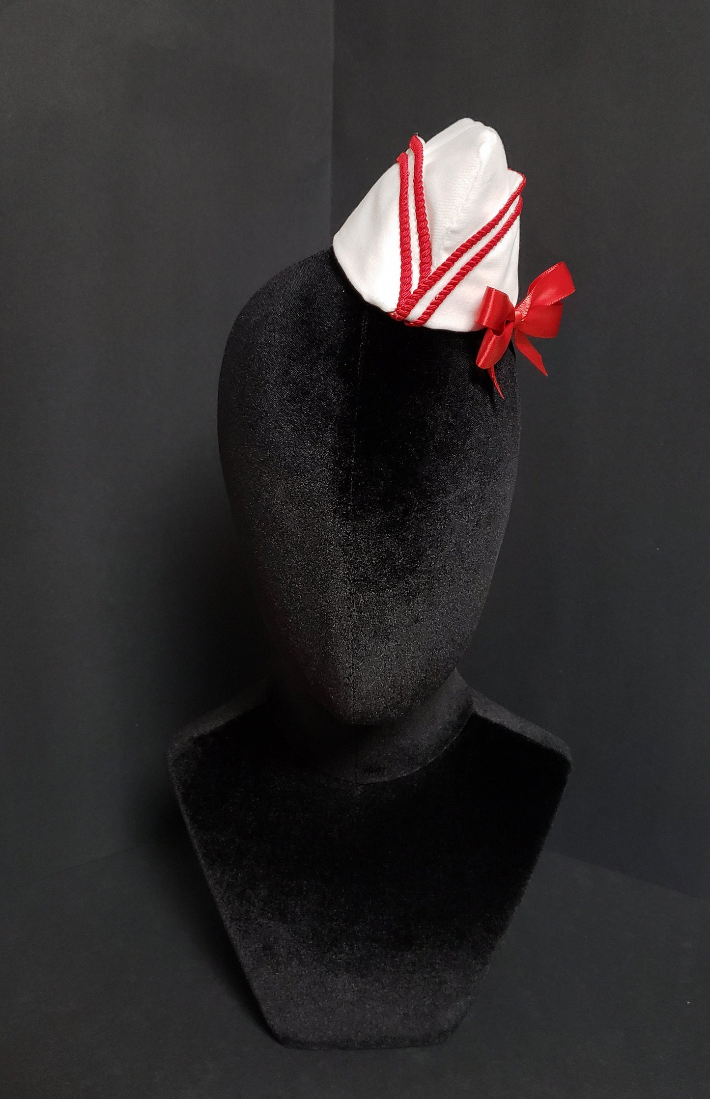 Old fashion Sweet Mini Ice Cream Parlor Hat ~ Available in 3 Base and 4 Trim Colors! ~ Made to Order