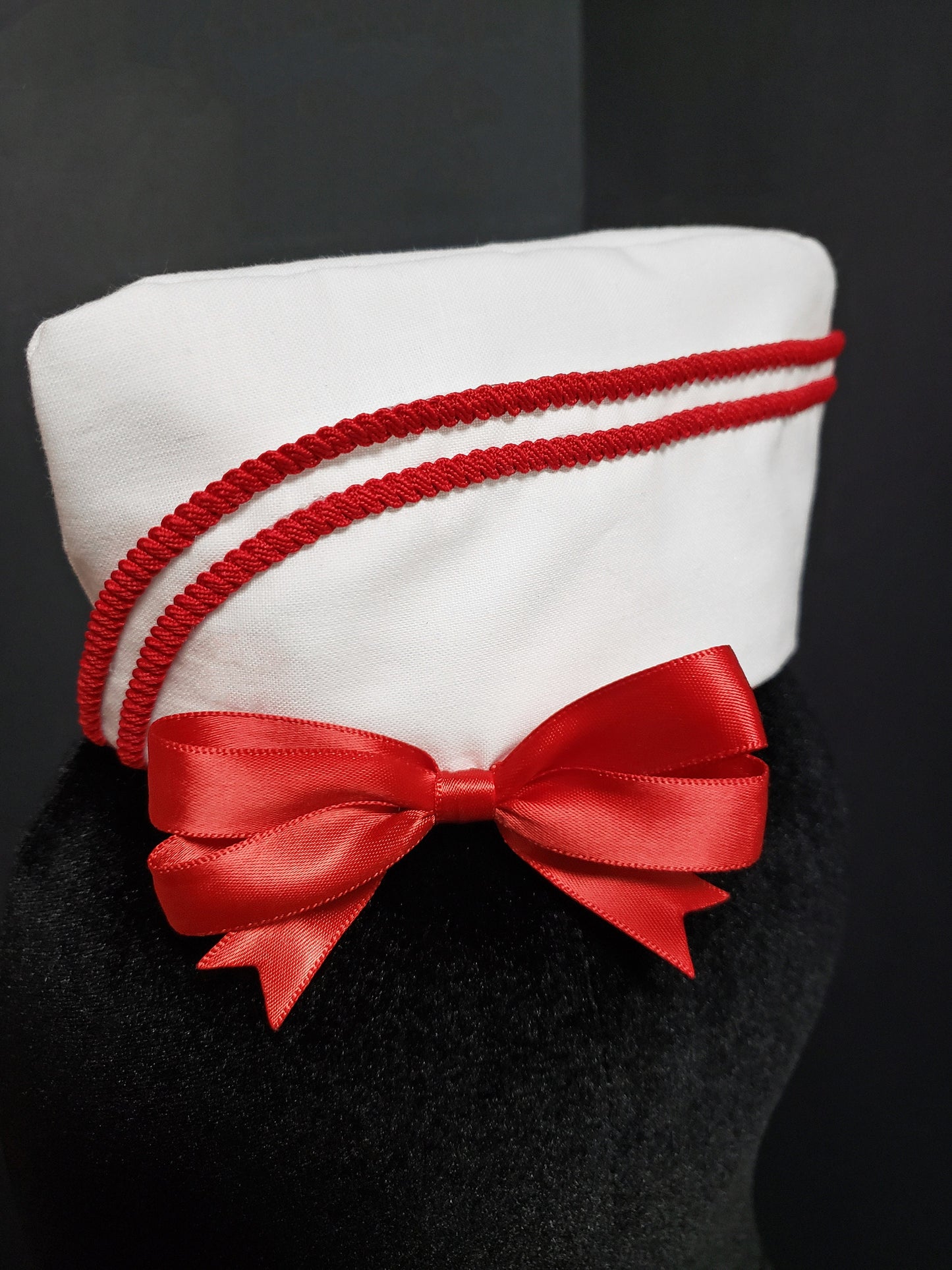 Old fashion Sweet Mini Ice Cream Parlor Hat ~ Available in 3 Base and 4 Trim Colors! ~ Made to Order