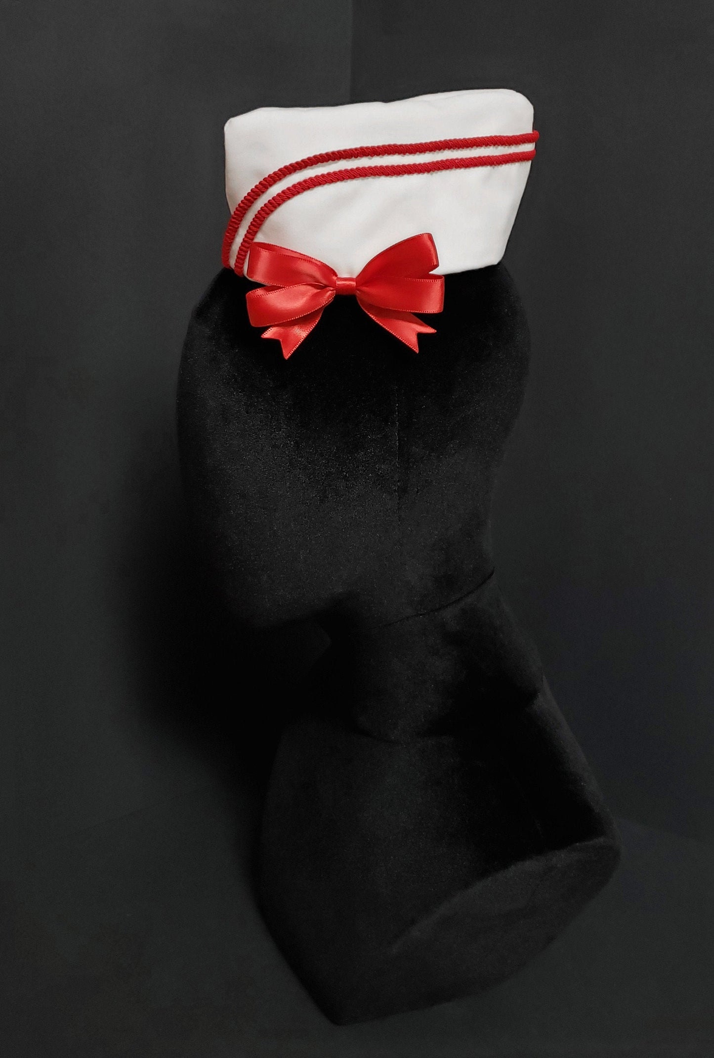Old fashion Sweet Mini Ice Cream Parlor Hat ~ Available in 3 Base and 4 Trim Colors! ~ Made to Order