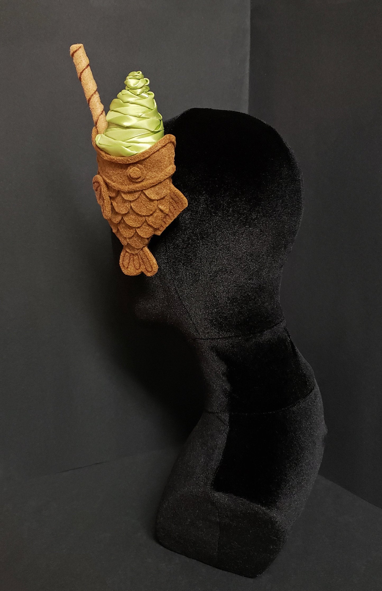 Kawaii Taiyaki Ice Cream Fascinator or Desk Decor ~ 7+ Flavors Available! ~ Made to Order