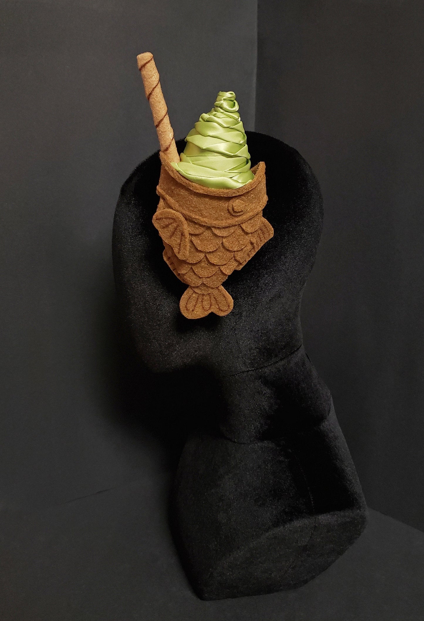 Kawaii Taiyaki Ice Cream Fascinator or Desk Decor ~ 7+ Flavors Available! ~ Made to Order