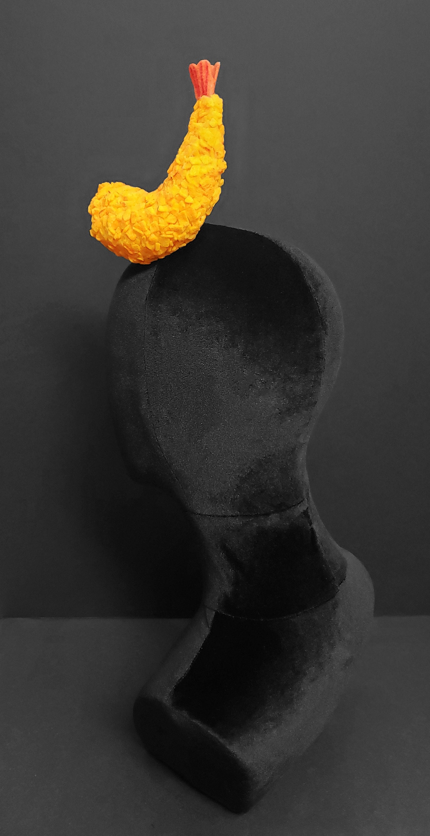 Crispy Tempura Shrimp Fascinator or Desk Decor ~ Made to Order