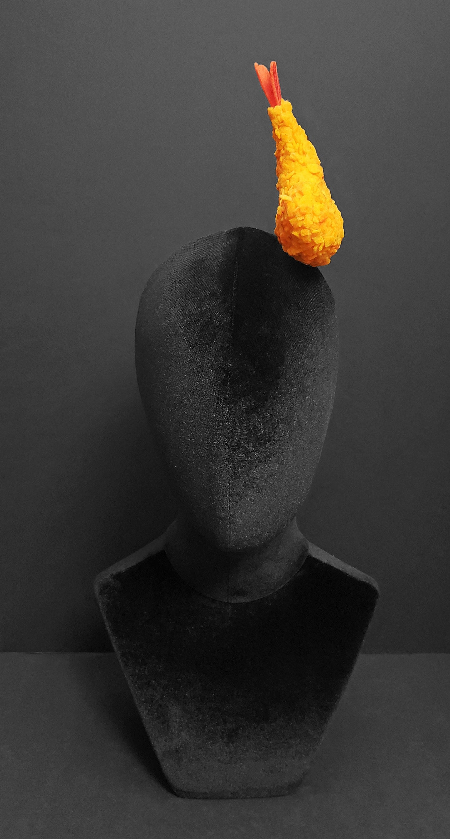 Crispy Tempura Shrimp Fascinator or Desk Decor ~ Made to Order