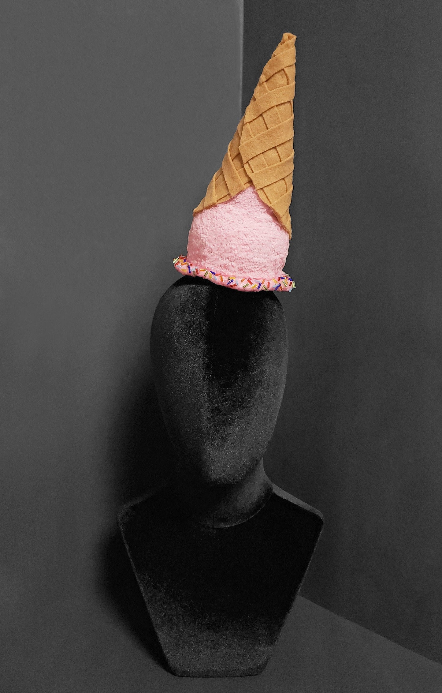 Giant Upside Down Melted Ice Cream Cone Hat or Desk Decor ~ 20+ Flavors Available! ~ Made to Order