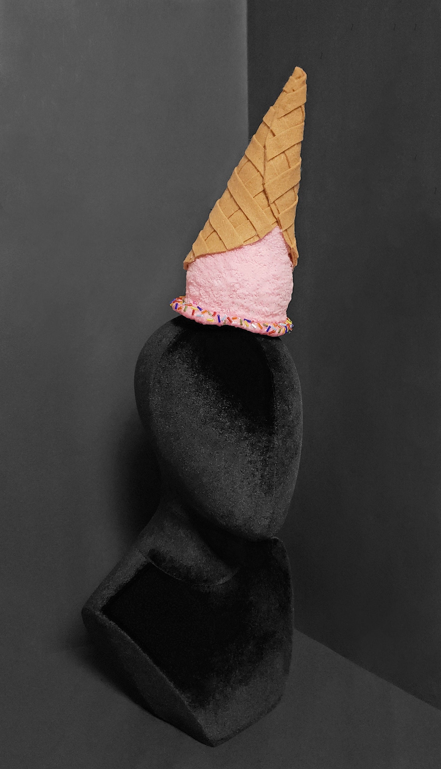 Giant Upside Down Melted Ice Cream Cone Hat or Desk Decor ~ 20+ Flavors Available! ~ Made to Order