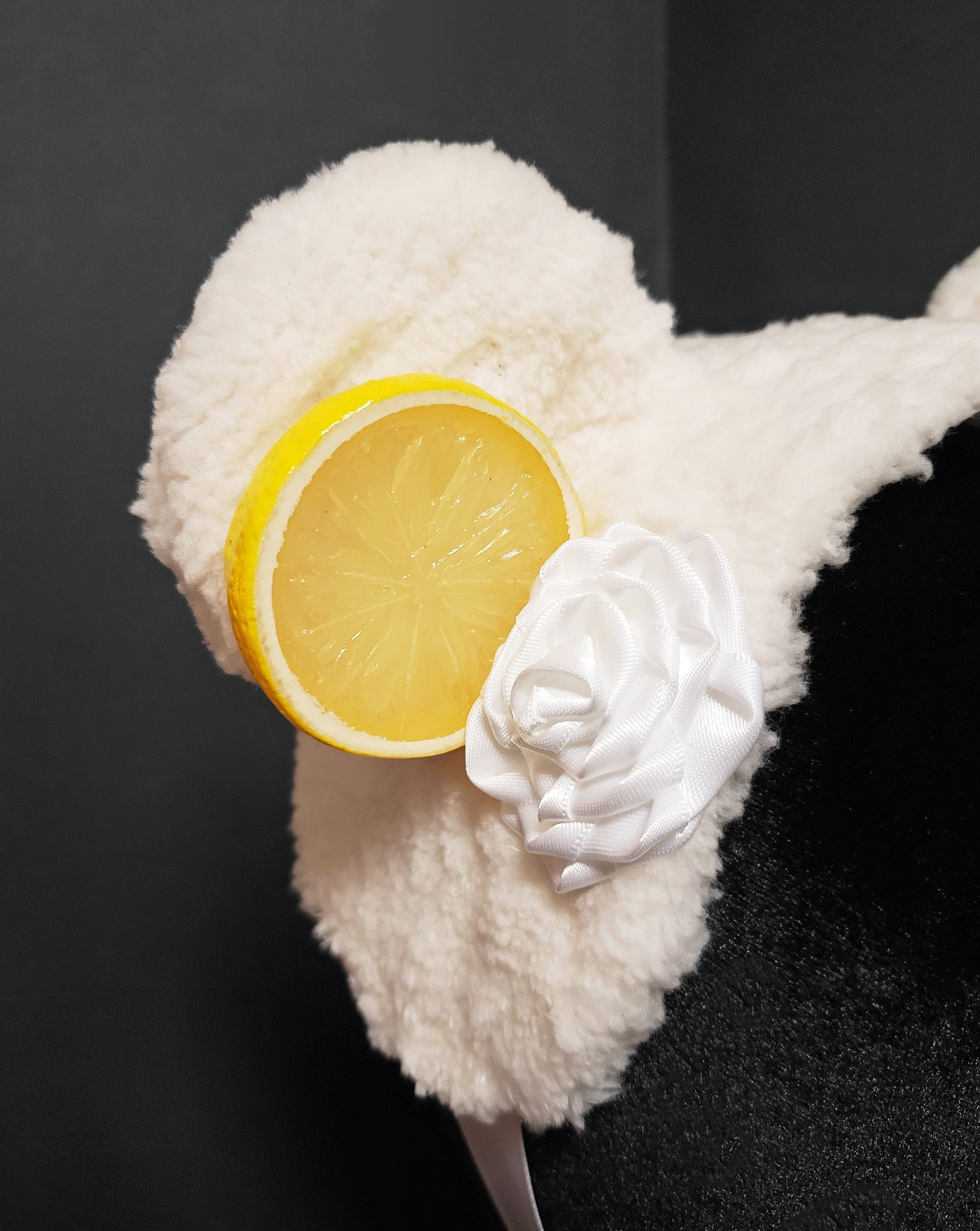 Sweet Lemon Sherbet Ice Cream Bear Headdress ~ Made to Order