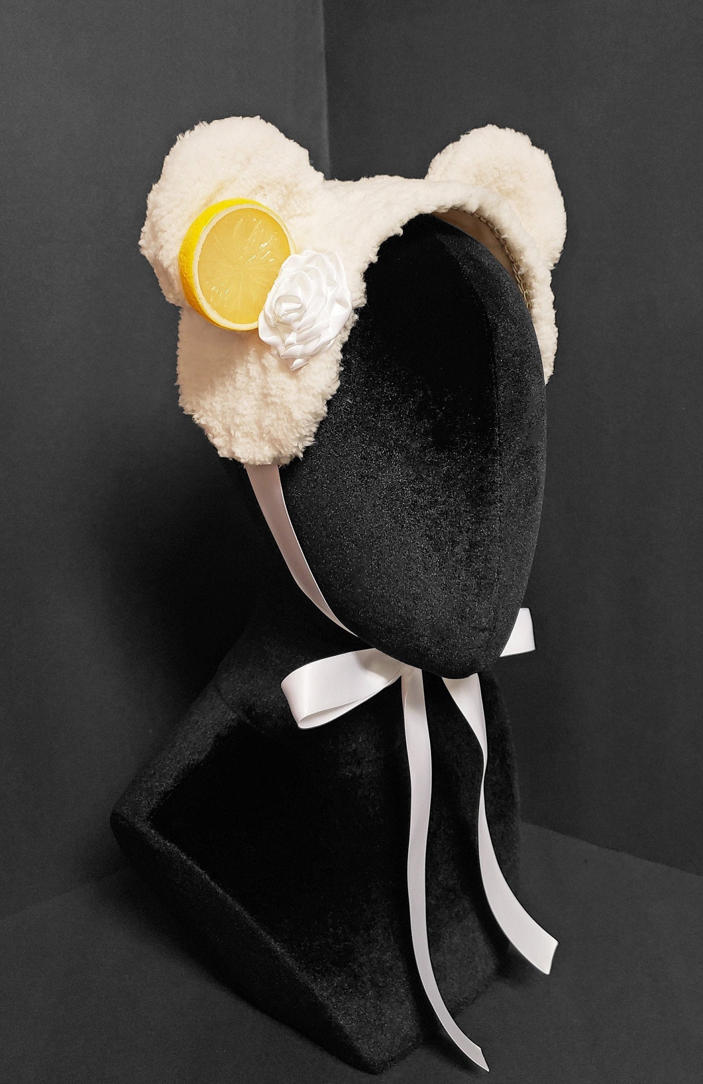 Sweet Lemon Sherbet Ice Cream Bear Headdress ~ Made to Order