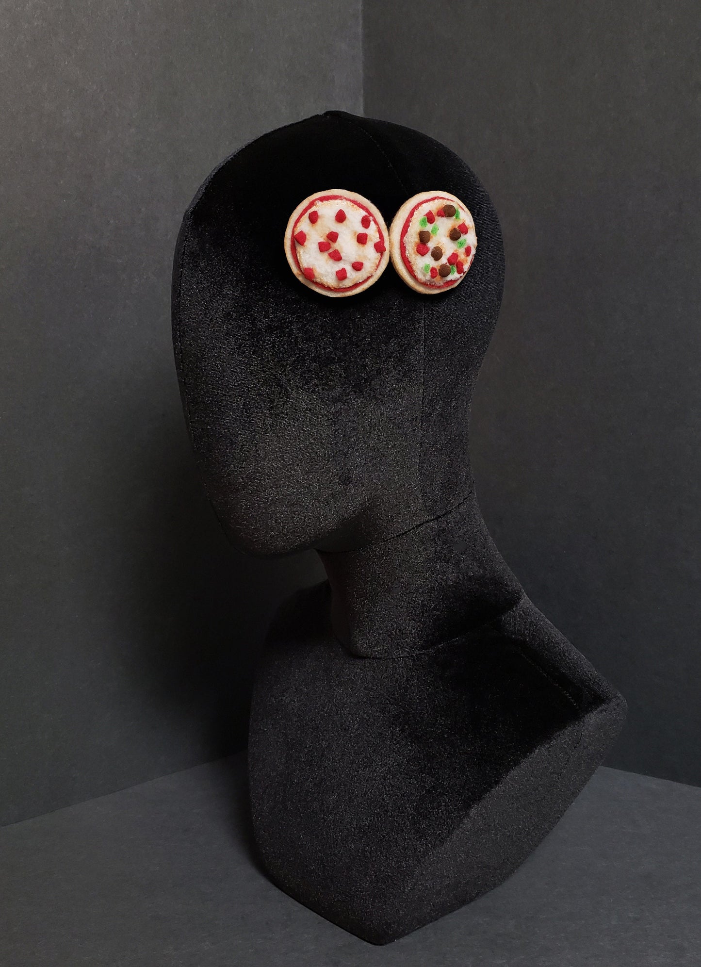 Bagel Bite Pizza Hair Clips, Pins, or Desk Decor ~ Made to Order