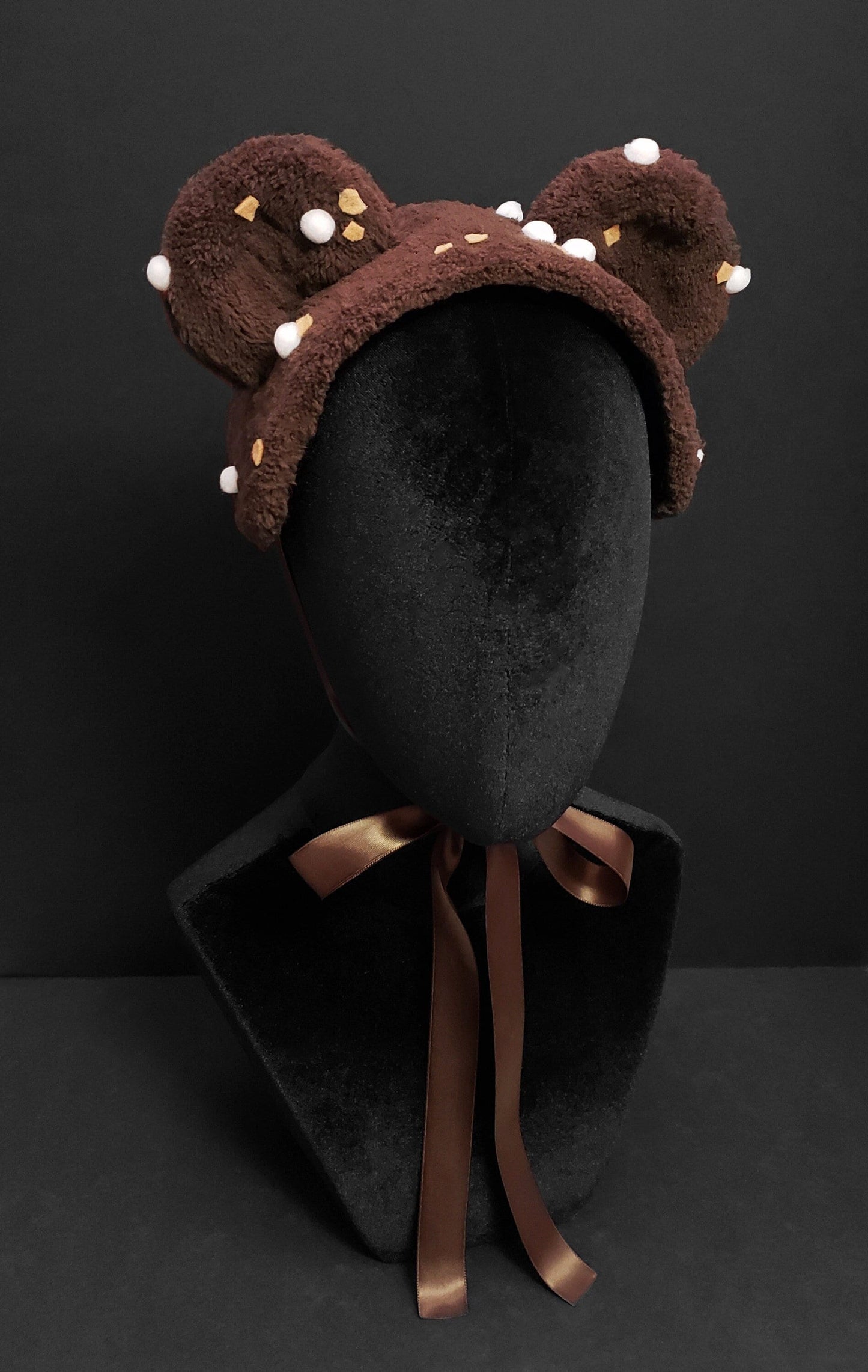 Chocolate Rocky Road Ice Cream Bear Headdress ~ Made to Order