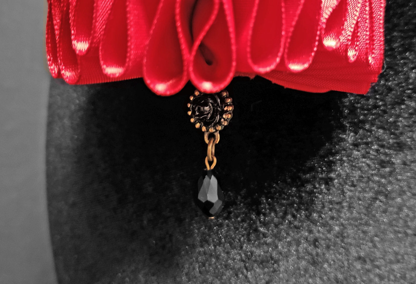 Vampiric Nobility Rabbit Fascinator ~ 2 Rabbit and 5 Ruff Colors Available! ~ Made to Order
