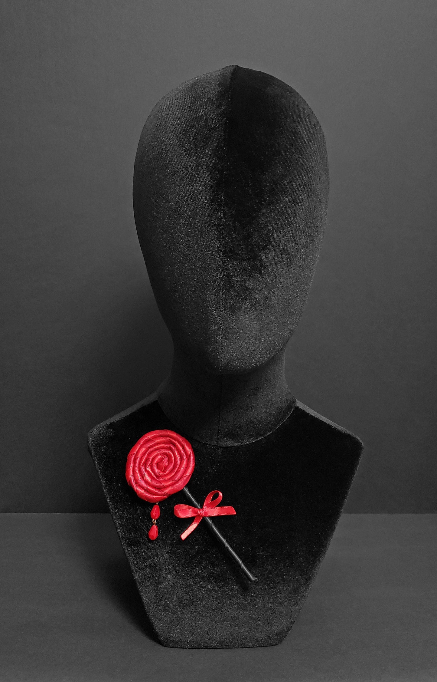 Vampire's Lollipop Clip or Pin ~ Made to Order