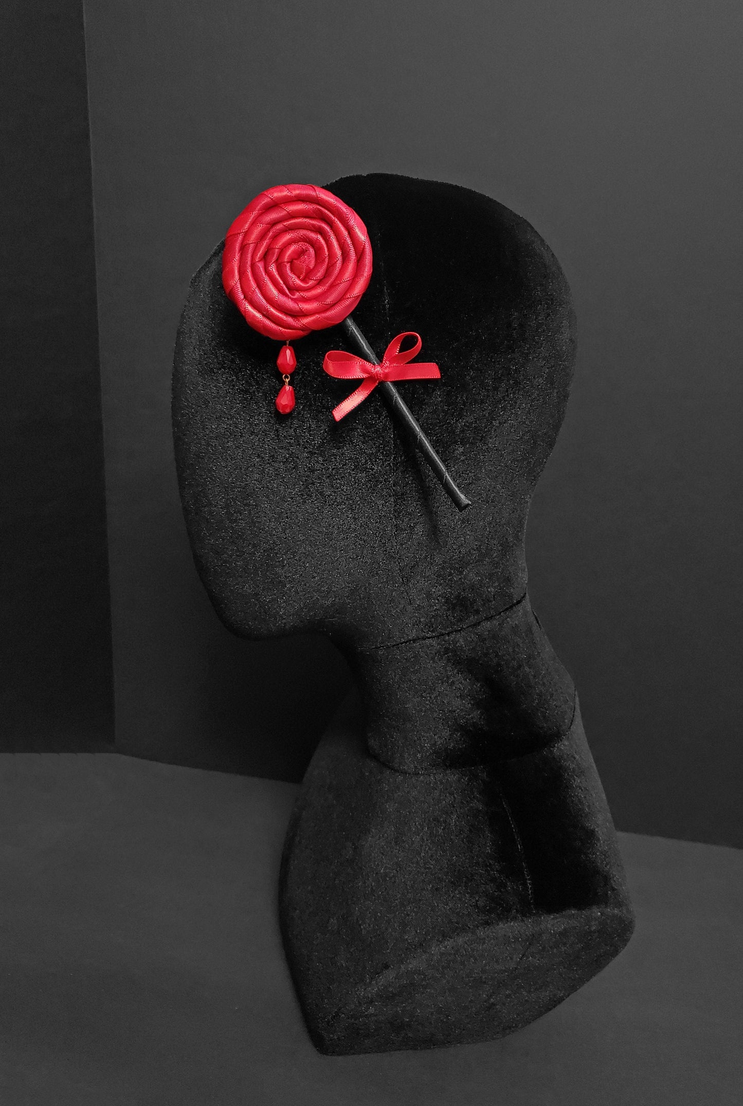 Vampire's Lollipop Clip or Pin ~ Made to Order