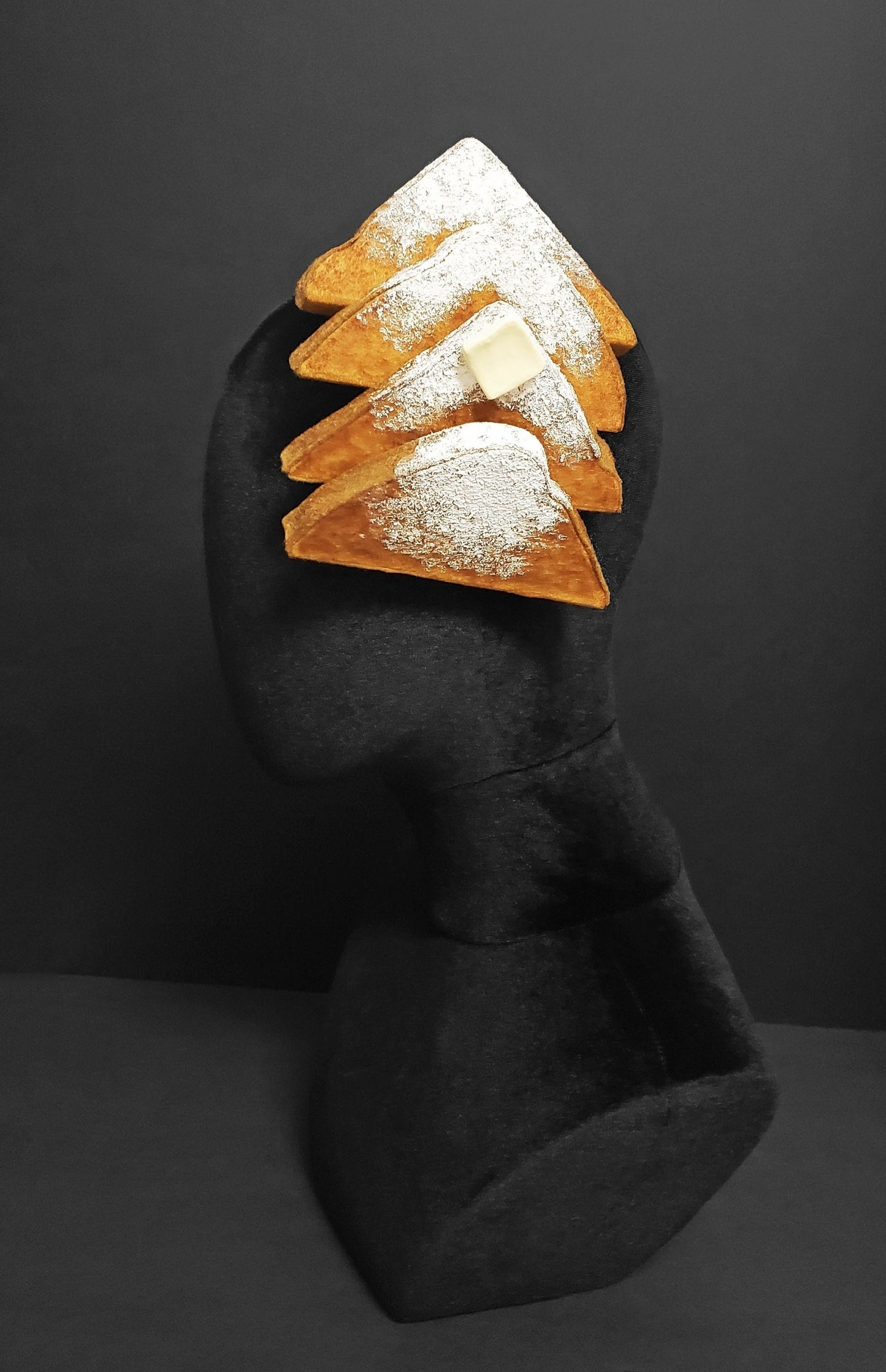 Sweet French Toast Breakfast Fascinator or Desk Decor ~ Made to Order