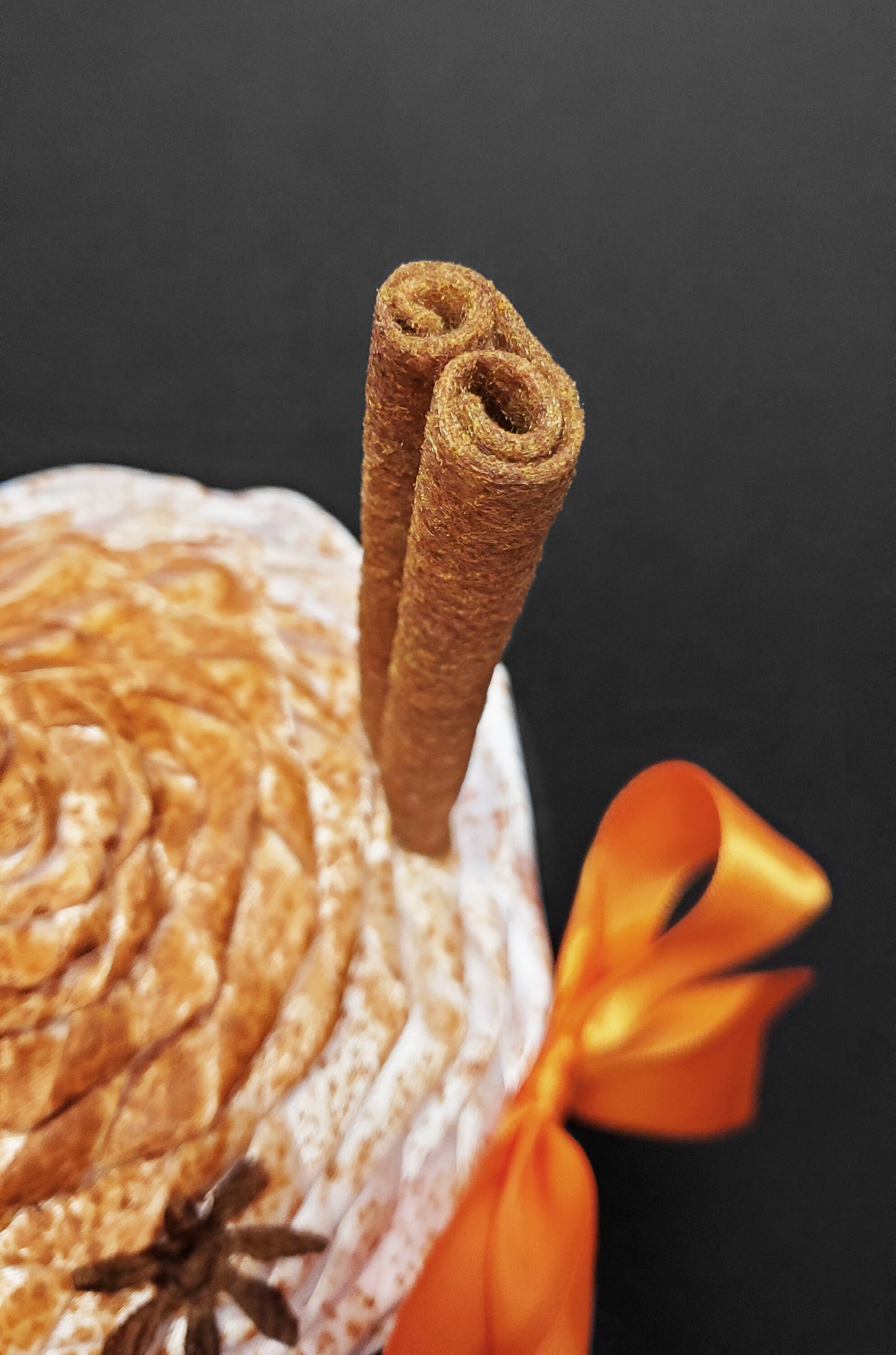 Autumn Pumpkin Spice Latte Fascinator ~ Made to Order