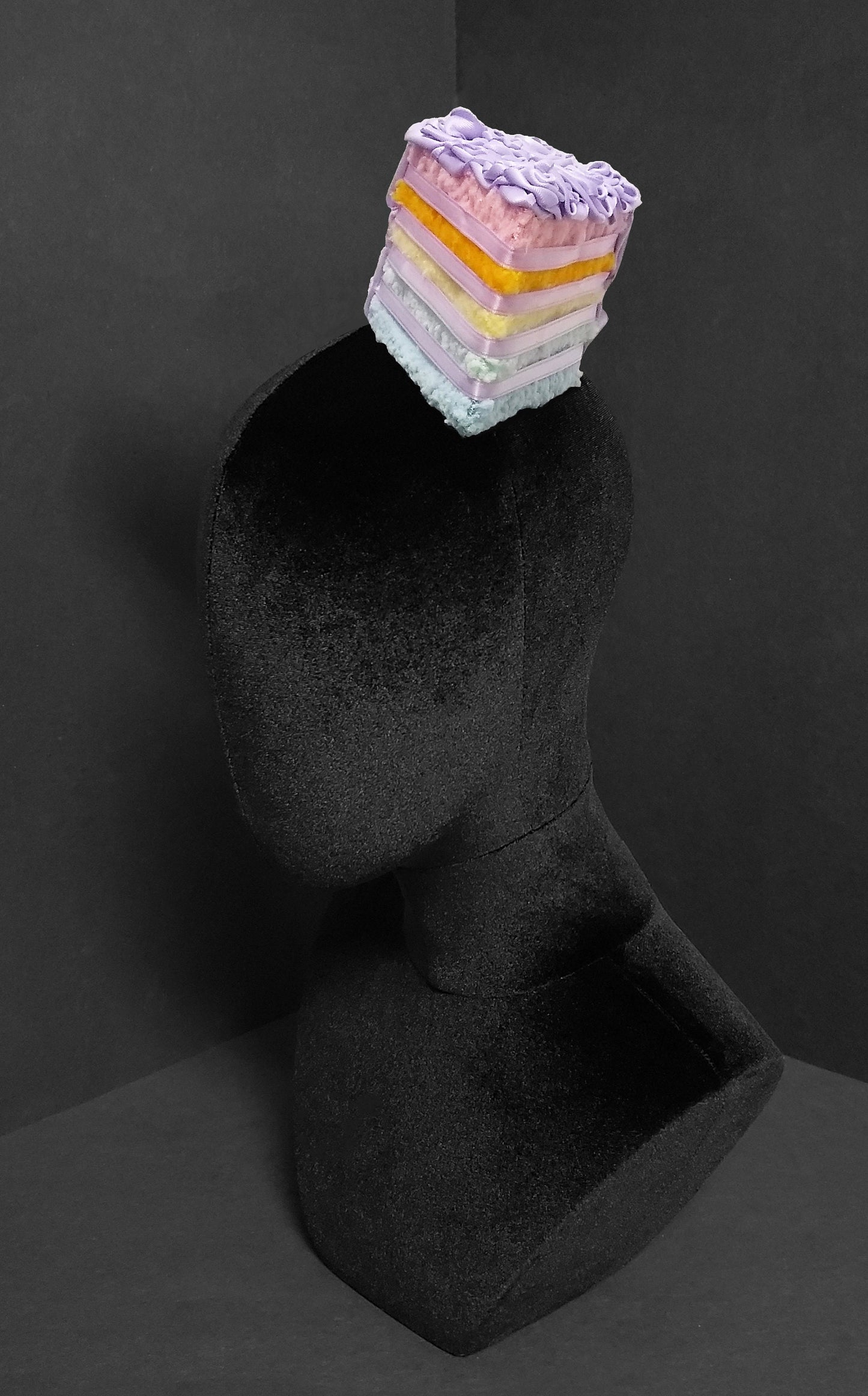 Rainbow Unicorn Cake Slice Fascinator or Desk Decor ~ Made to Order