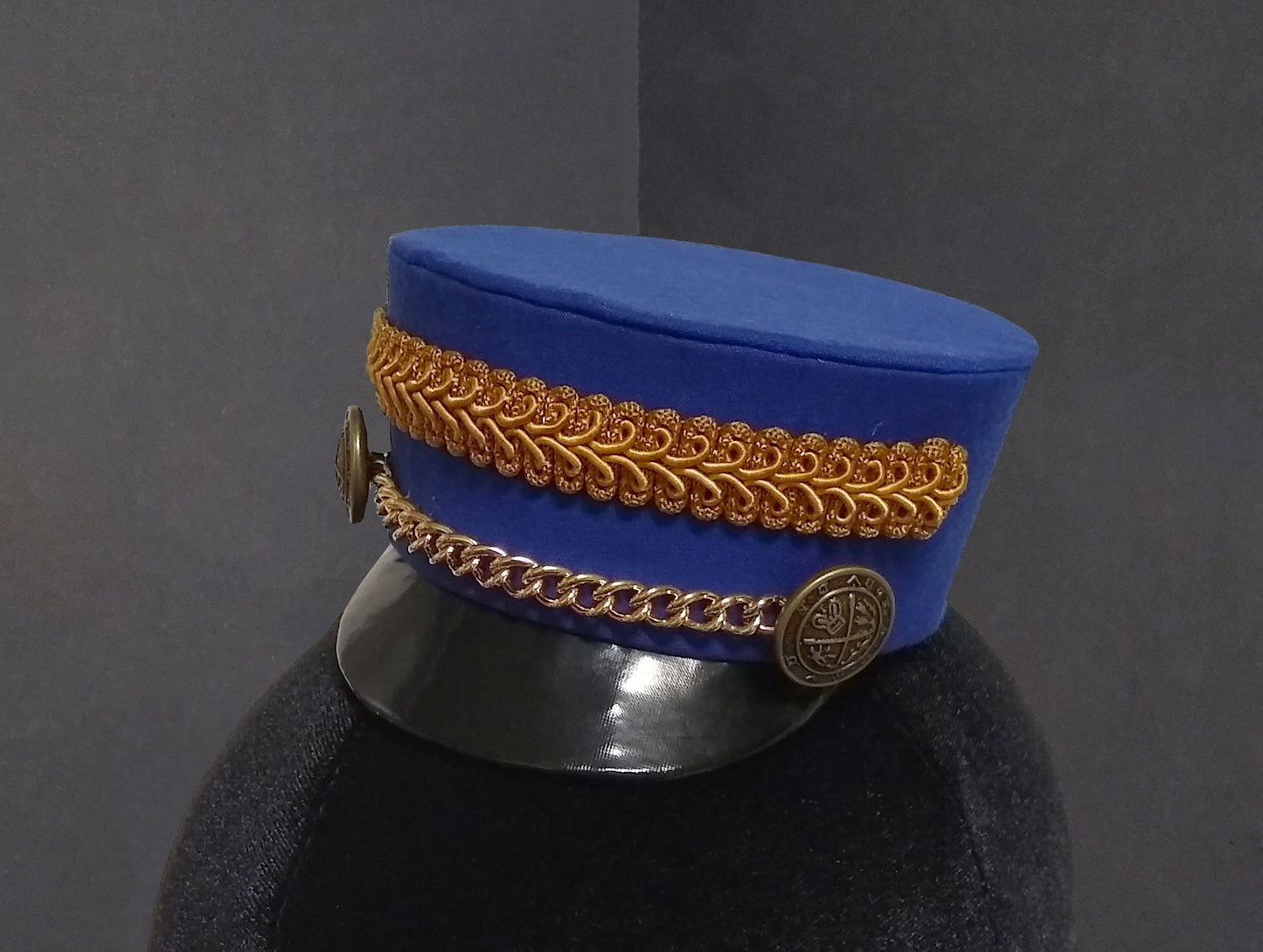 Mini Train Conductor Hat with Gold or Silver Detail ~ 12+ Colors Available ~ Made to Order