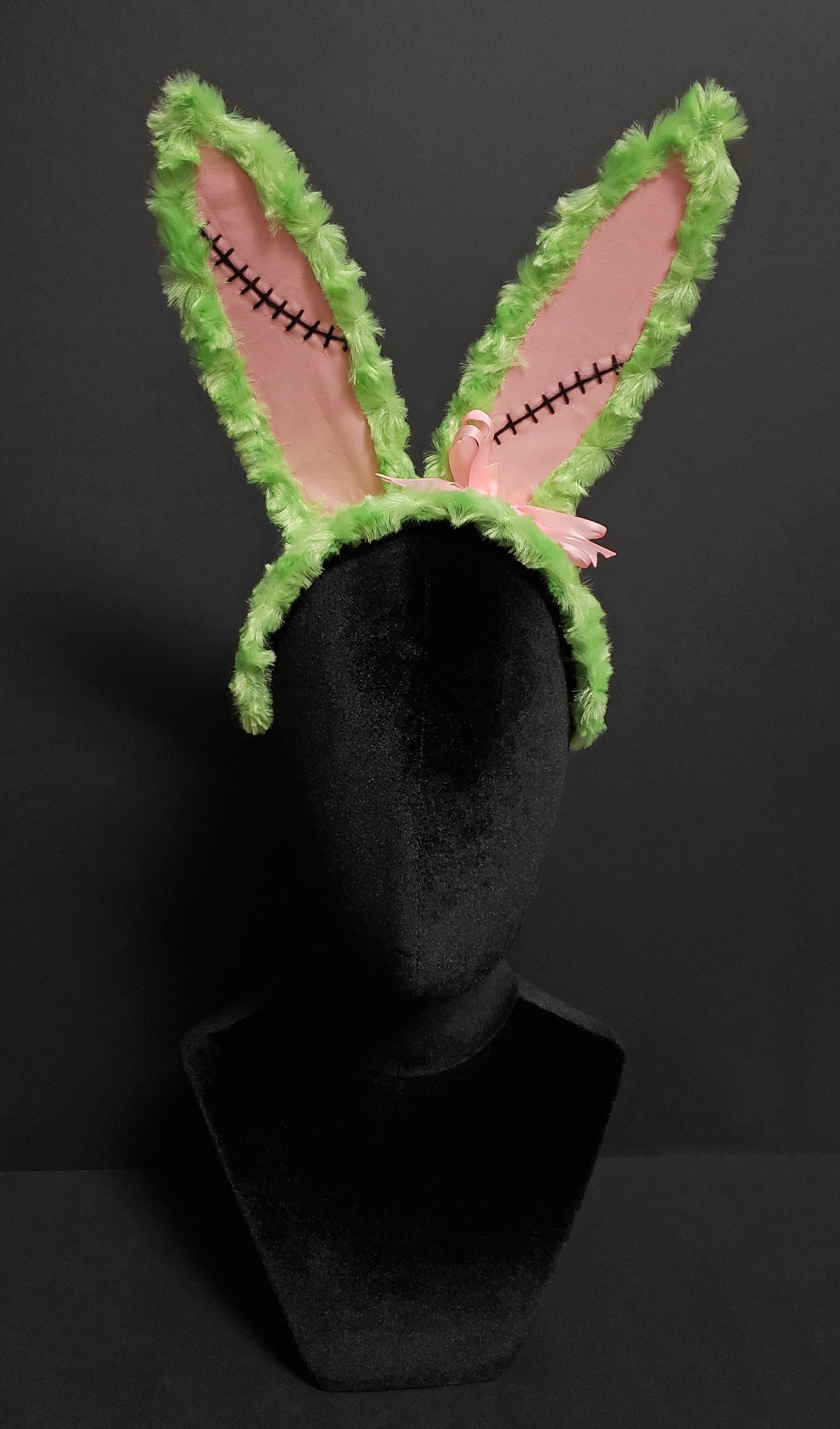 Kawaii Franken-Bunny or Bear Headband Headdress ~ 9+ Fur Colors Available ~ Made to Order