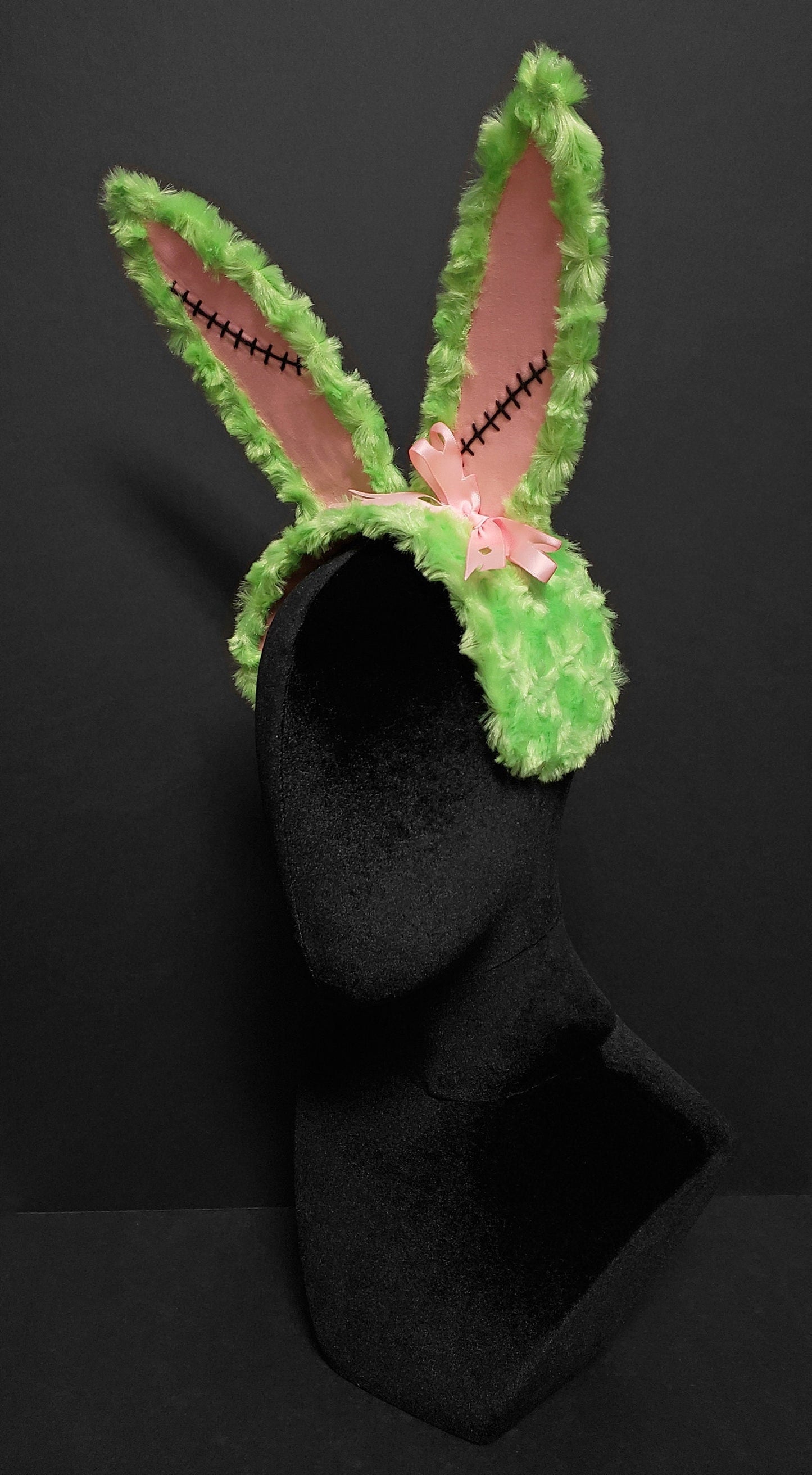 Kawaii Franken-Bunny or Bear Headband Headdress ~ 9+ Fur Colors Available ~ Made to Order