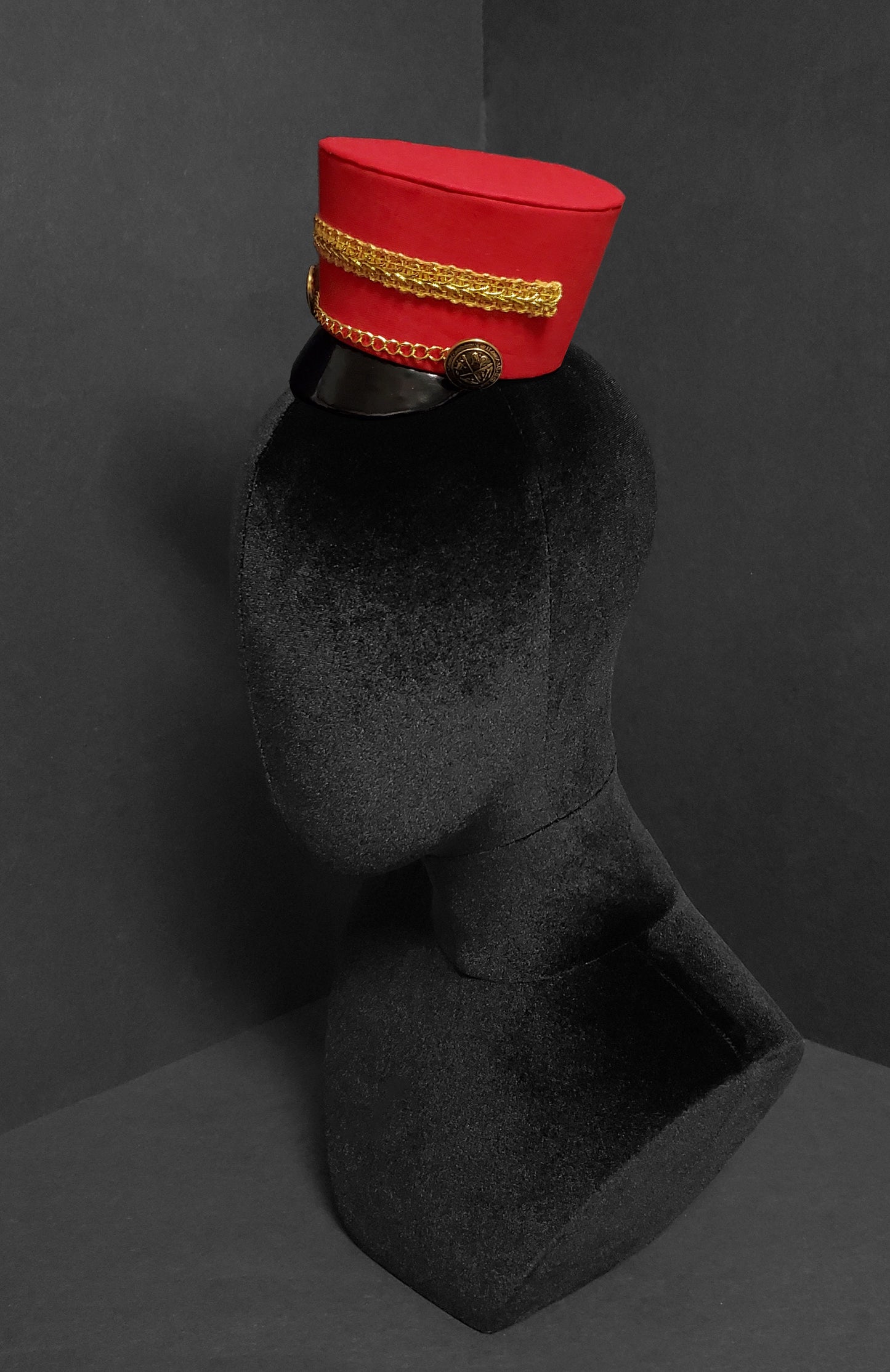 Red and Gold or Silver Mini Toy Soldier Hat ~ Made to Order