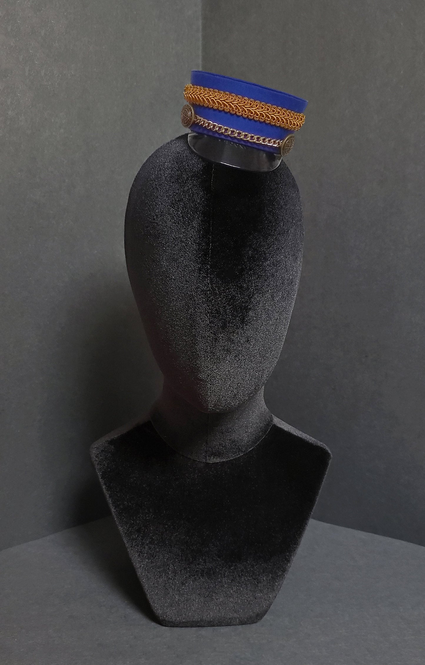 Mini Train Conductor Hat with Gold or Silver Detail ~ 12+ Colors Available ~ Made to Order