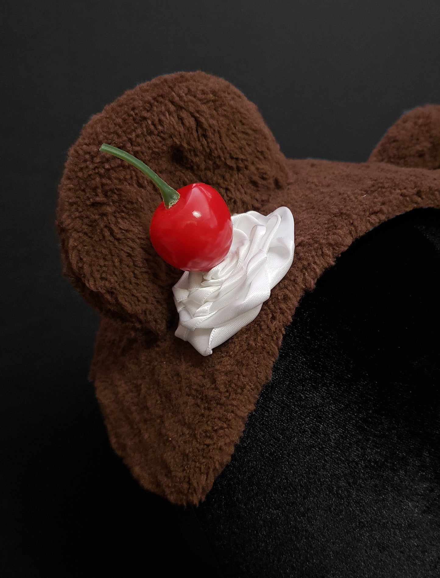 Chocolate Sundae Ice Cream Bear Headdress ~ Made to Order