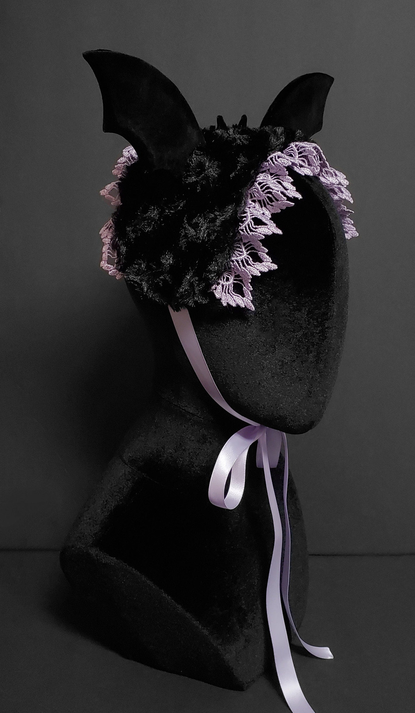 Creepy Cute Bat Headdress ~ Available in 3 Bat and 8 Lace Colors! ~ Made to Order
