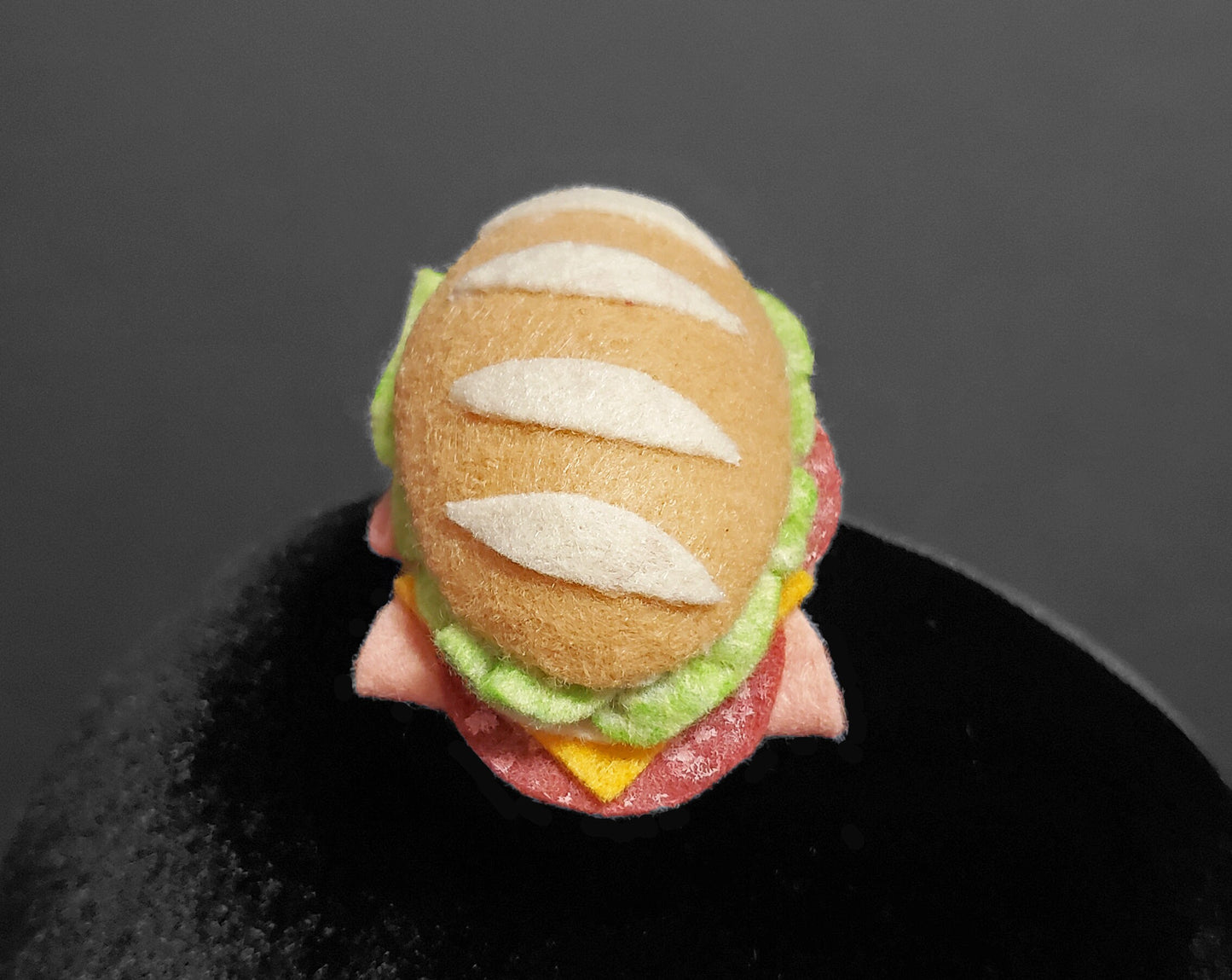 Mini Deli Sub Sandwich Hair Clip or Desk Decor ~ Many Toppings to Choose From! ~ Made to Order
