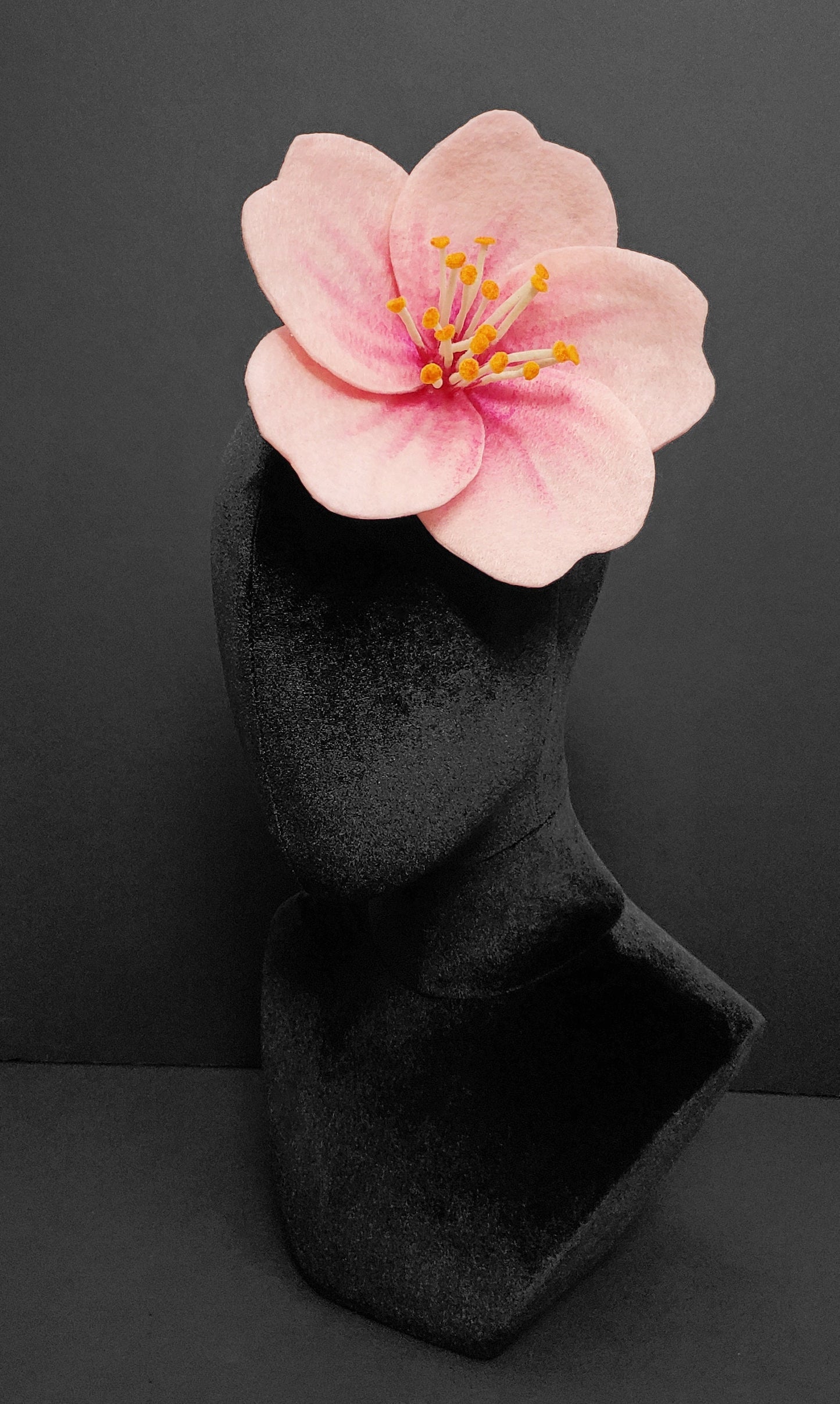 Giant Pink Cherry Blossom Fascinator or Desk Decor ~ Made to Order