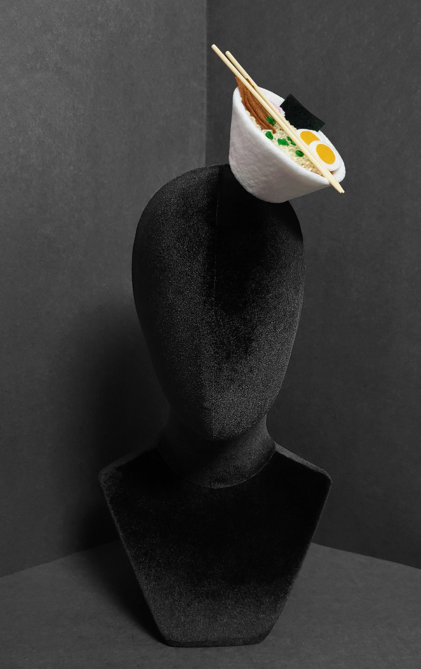 Hot Ramen Bowl Fascinator Hat or Desk Decor ~ Made to Order