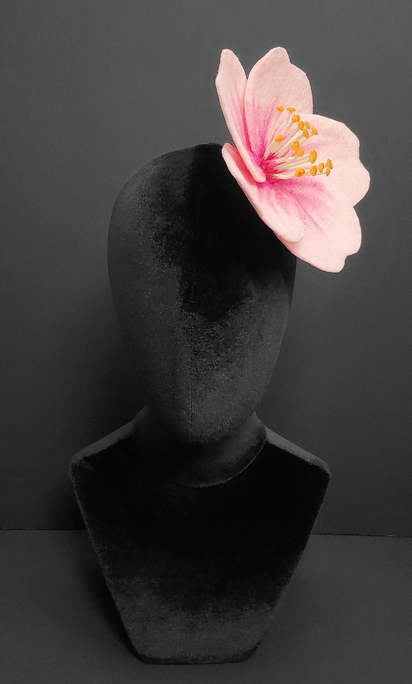 Giant Pink Cherry Blossom Fascinator or Desk Decor ~ Made to Order
