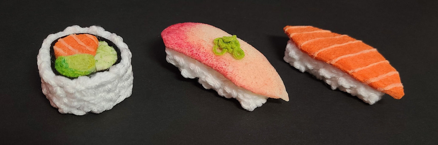 Yummy Sushi Hair Clips or Desk Decor ~ Made to Order
