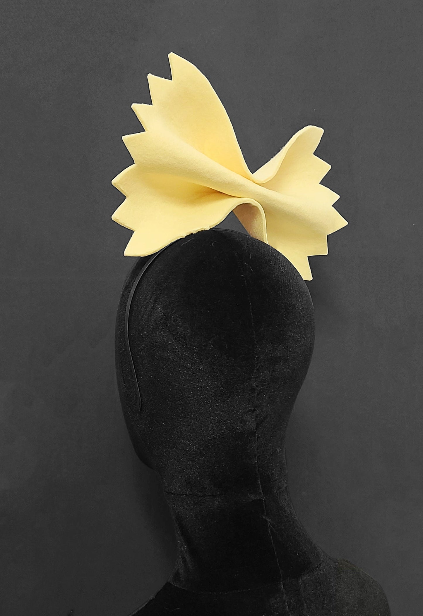 Giant Farfalle Bow Tie Pasta Fascinator or Headband ~ Made to Order
